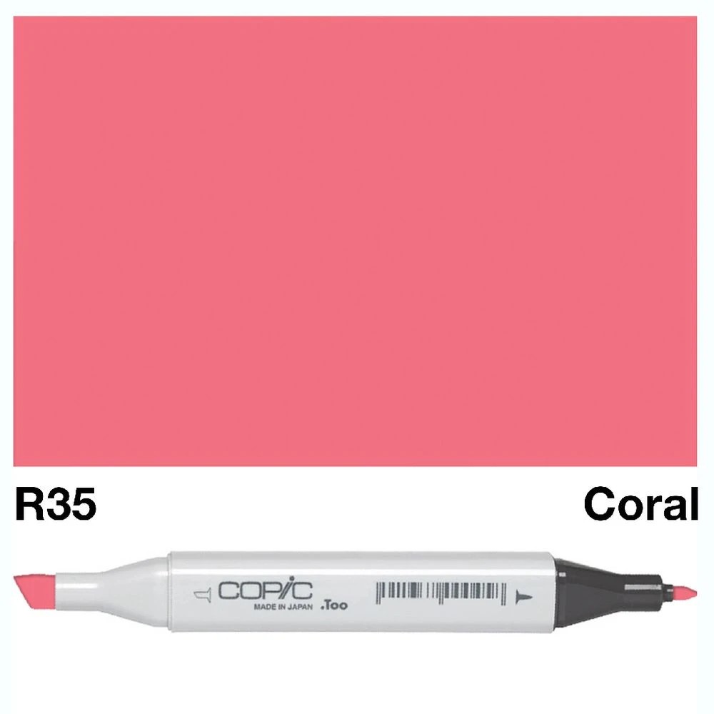 3 Copic Classic Original Dual Nib Marker R35 Coral, 3 of 3