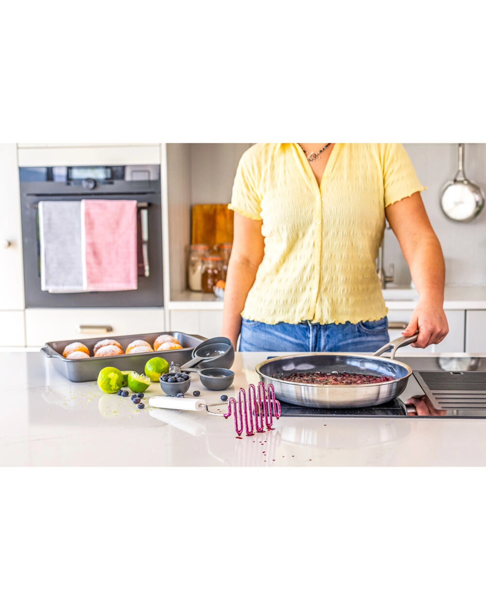 6 KitchenAid Classic Wire Multipurpose Masher 2PK Ergonomic Handle Rust-Resistant - White, 6 of 6