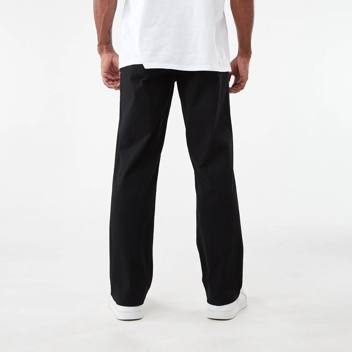 3 Straight Textured Jeans BLACK, 3 of 5