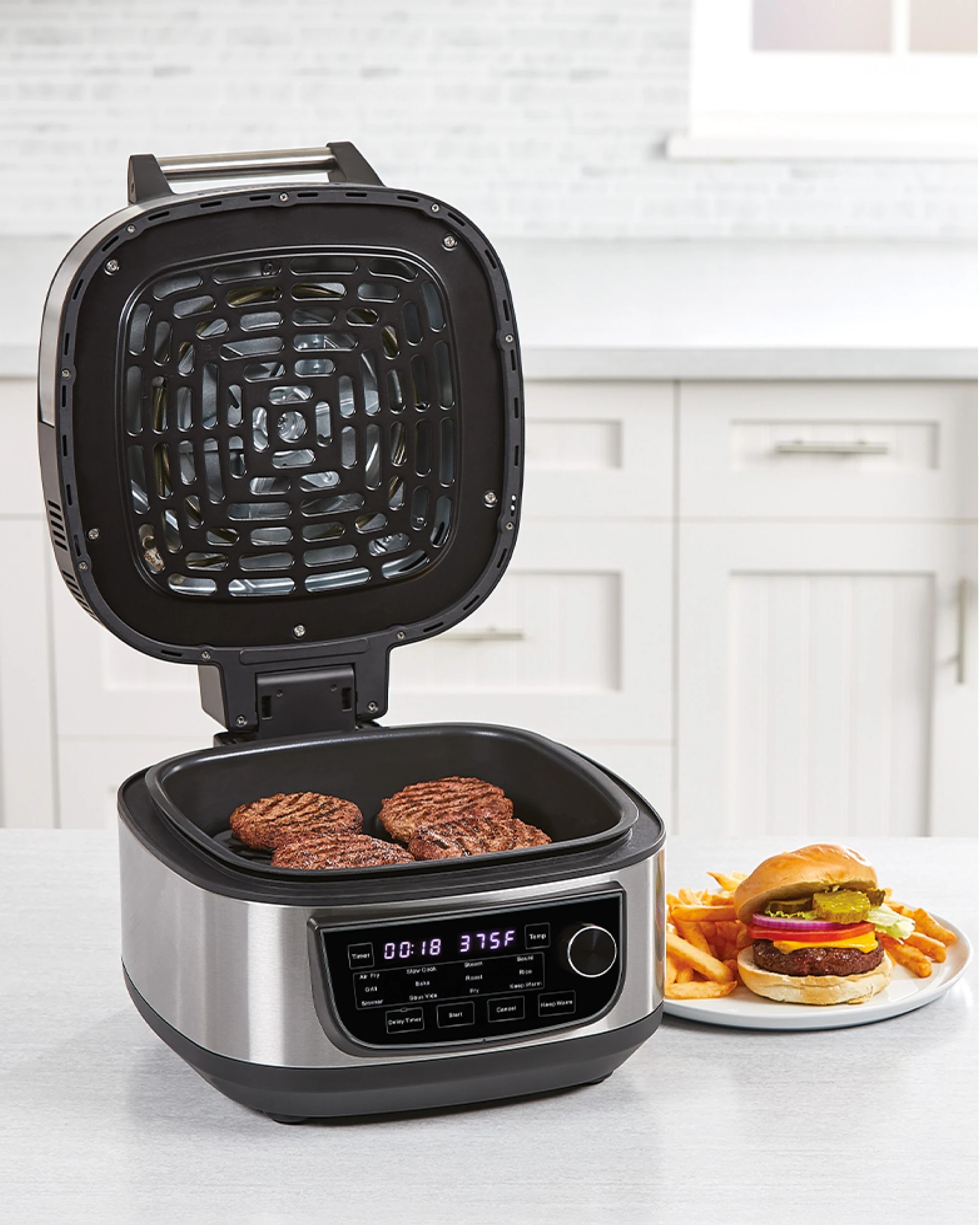 2 PowerXL Grill Air Fryer 12-In-1 Multi-Cooker that Chargrills and Air Frys, 2 of 6