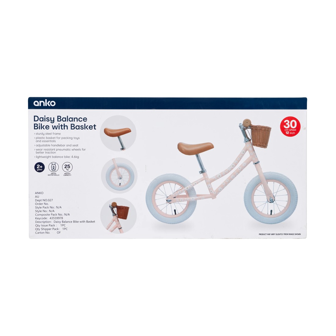 7 Daisy Balance Bike with Basket, 7 of 7
