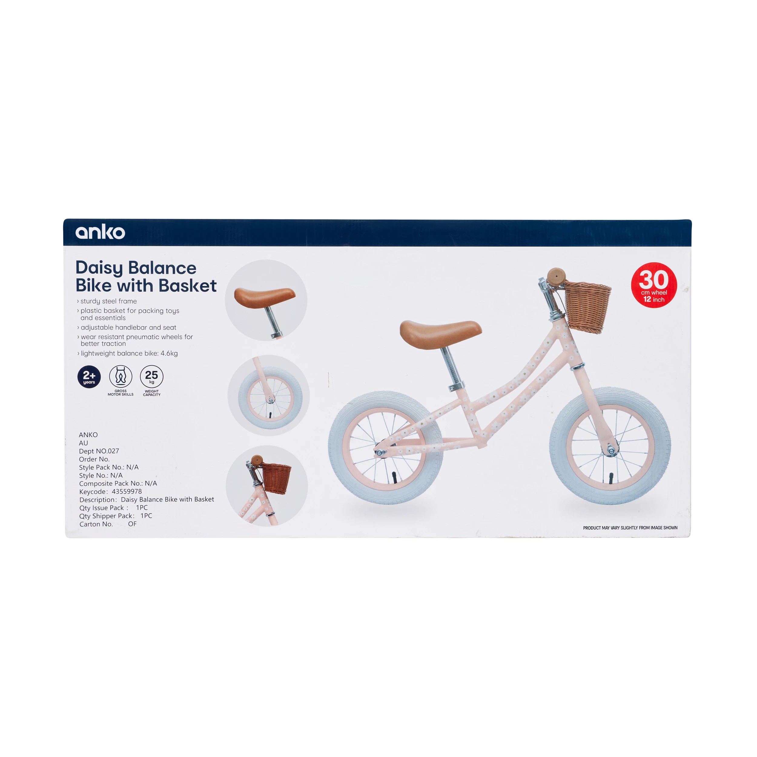 7 Daisy Balance Bike with Basket, 7 of 7