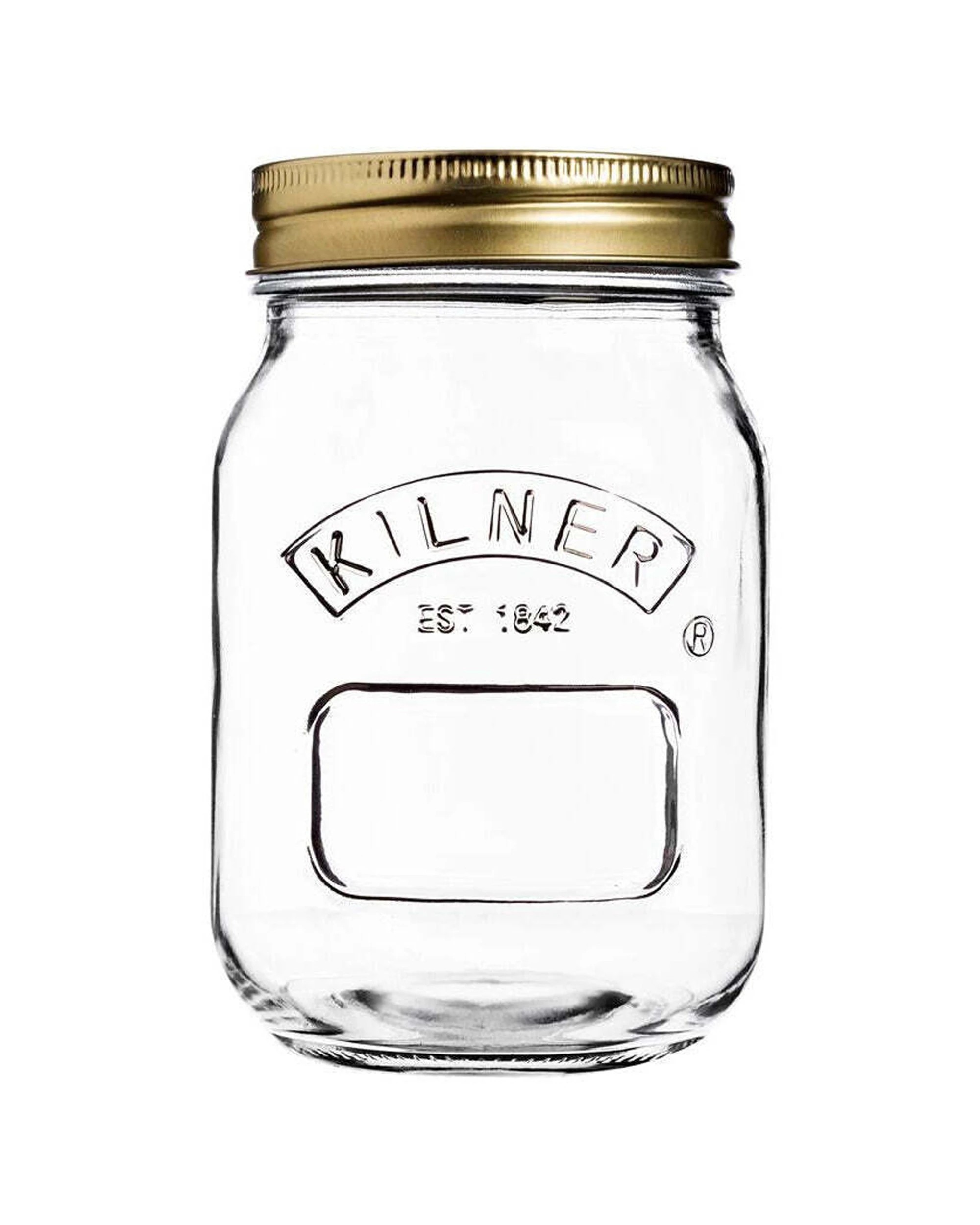 1 Kilner 500ml Glass Preserve Jar With Metal Lid - Clear, 1 of 1