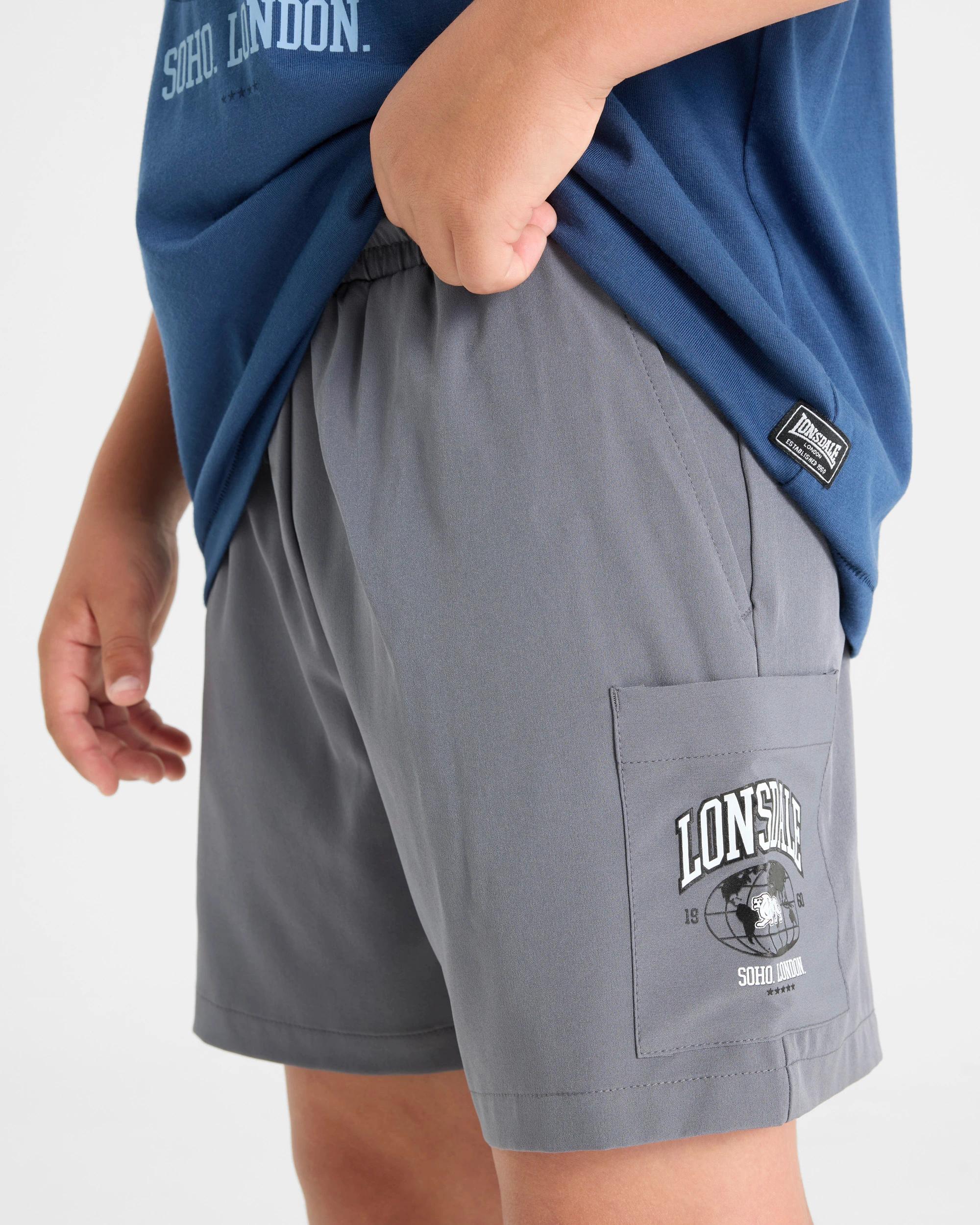 1 Lonsdale London Cargo Shorts SLATE GREY, 1 of 5