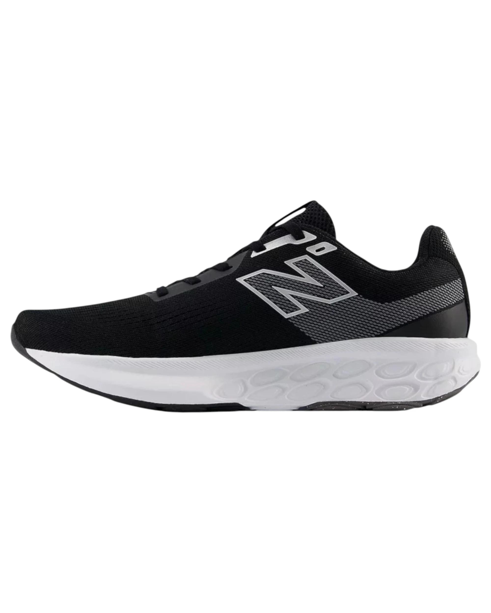 3 New Balance Mens Fresh Foam 520 v9 Athletic Running Shoes BLACK/WHITE, 3 of 5