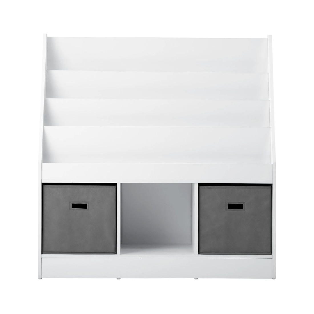 6 Oikiture Kids Bookshelf Toy Box Organiser Display Shelf Magazine Storage Rack
 - Multi, 6 of 10