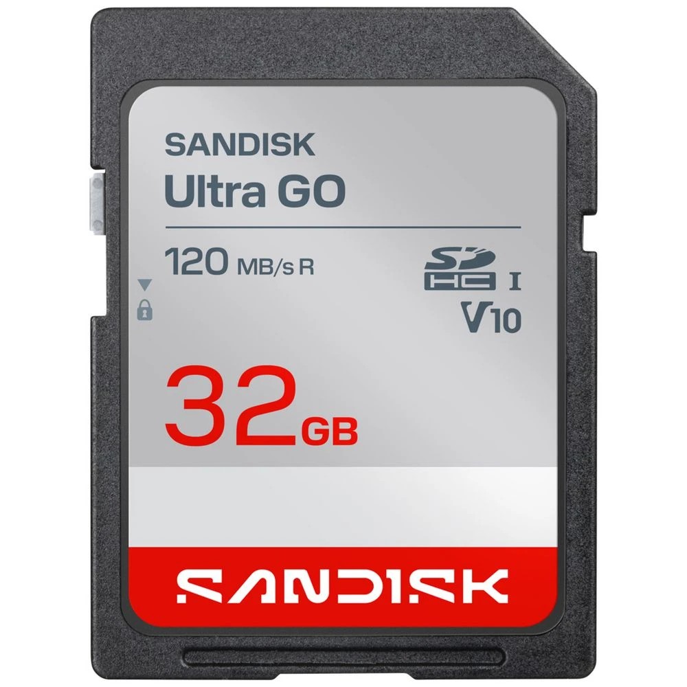 1 SanDisk 32GB Ultra Go UHS-I SDHC Memory Card, 1 of 3