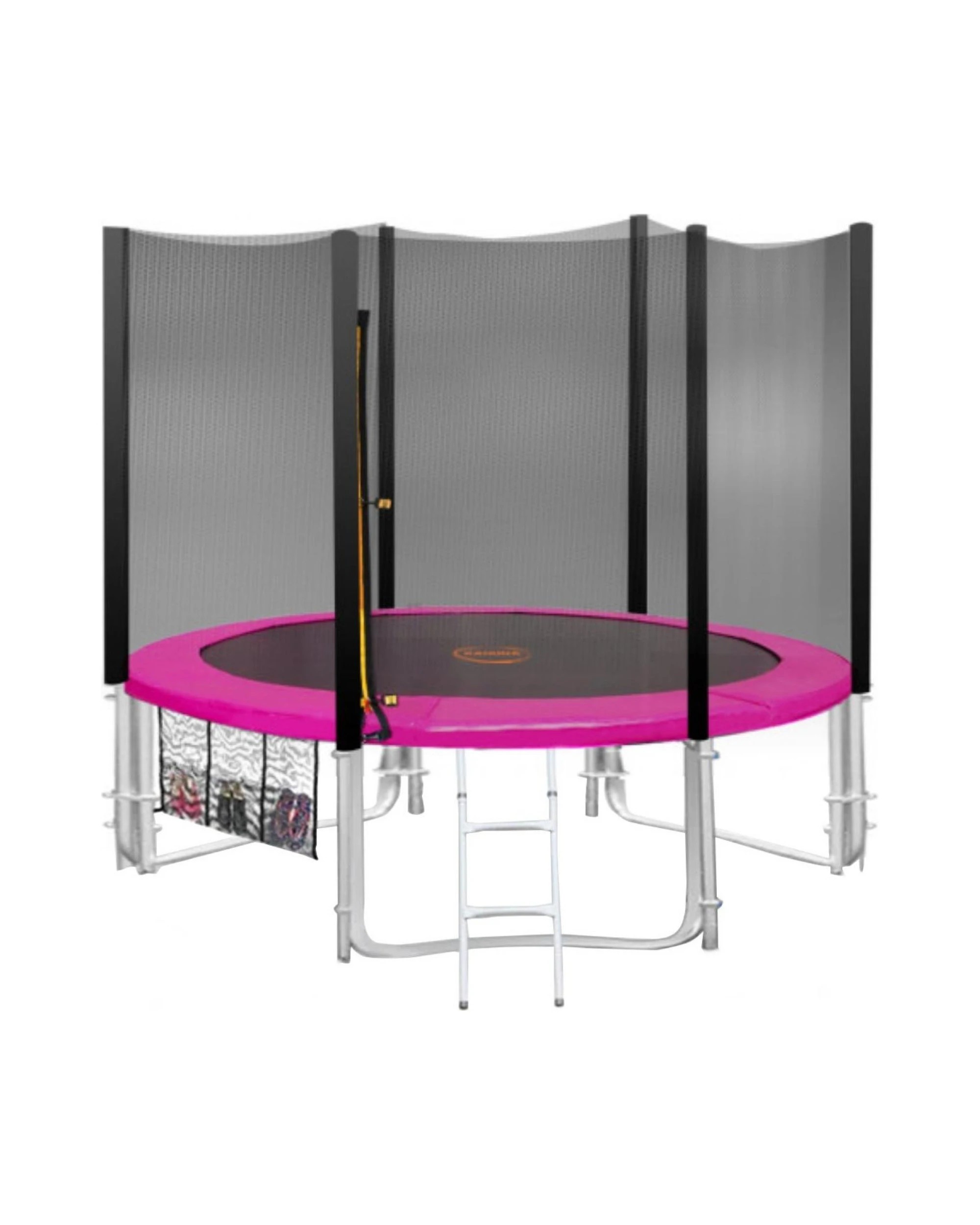 1 Kahuna 8 ft Round Trampoline Free Safety Net Pad - Pink, 1 of 7