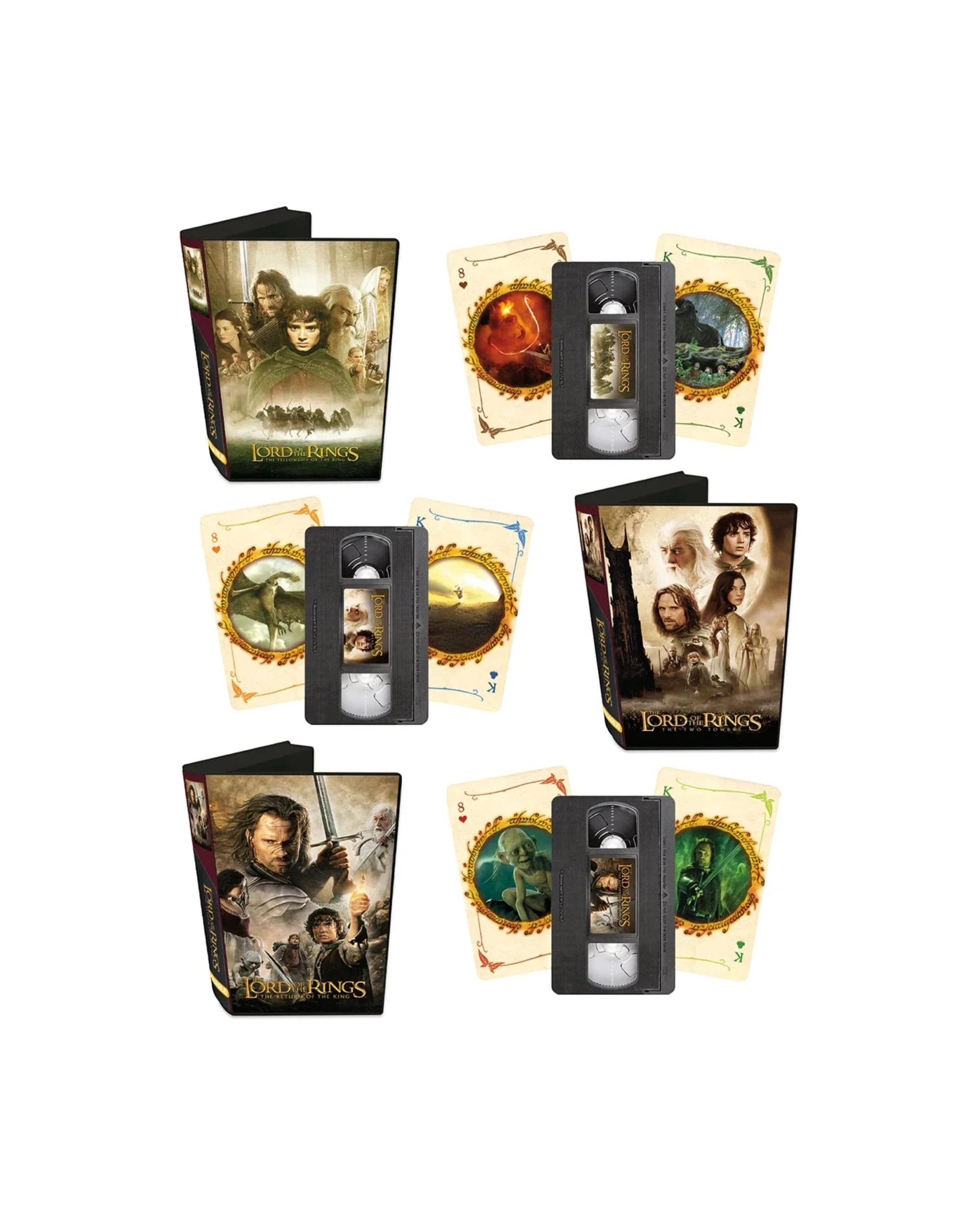 2 Aquarius Lord Of The Rings Limited Edition 25th Anniversary Collector Set Premium Playing Cards, 2 of 2