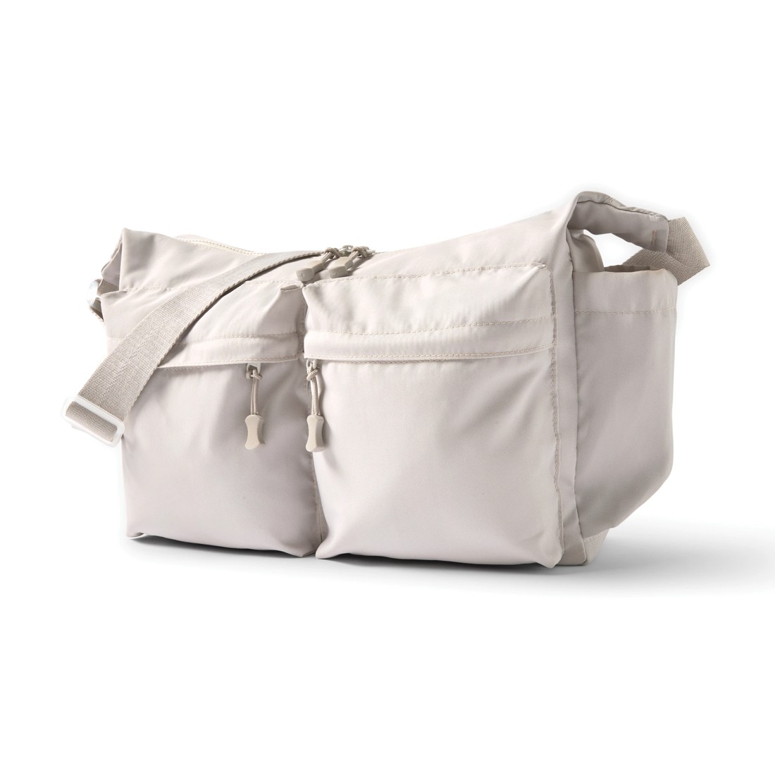 4 Multi Pocket Sling Bag - Beige, 4 of 10