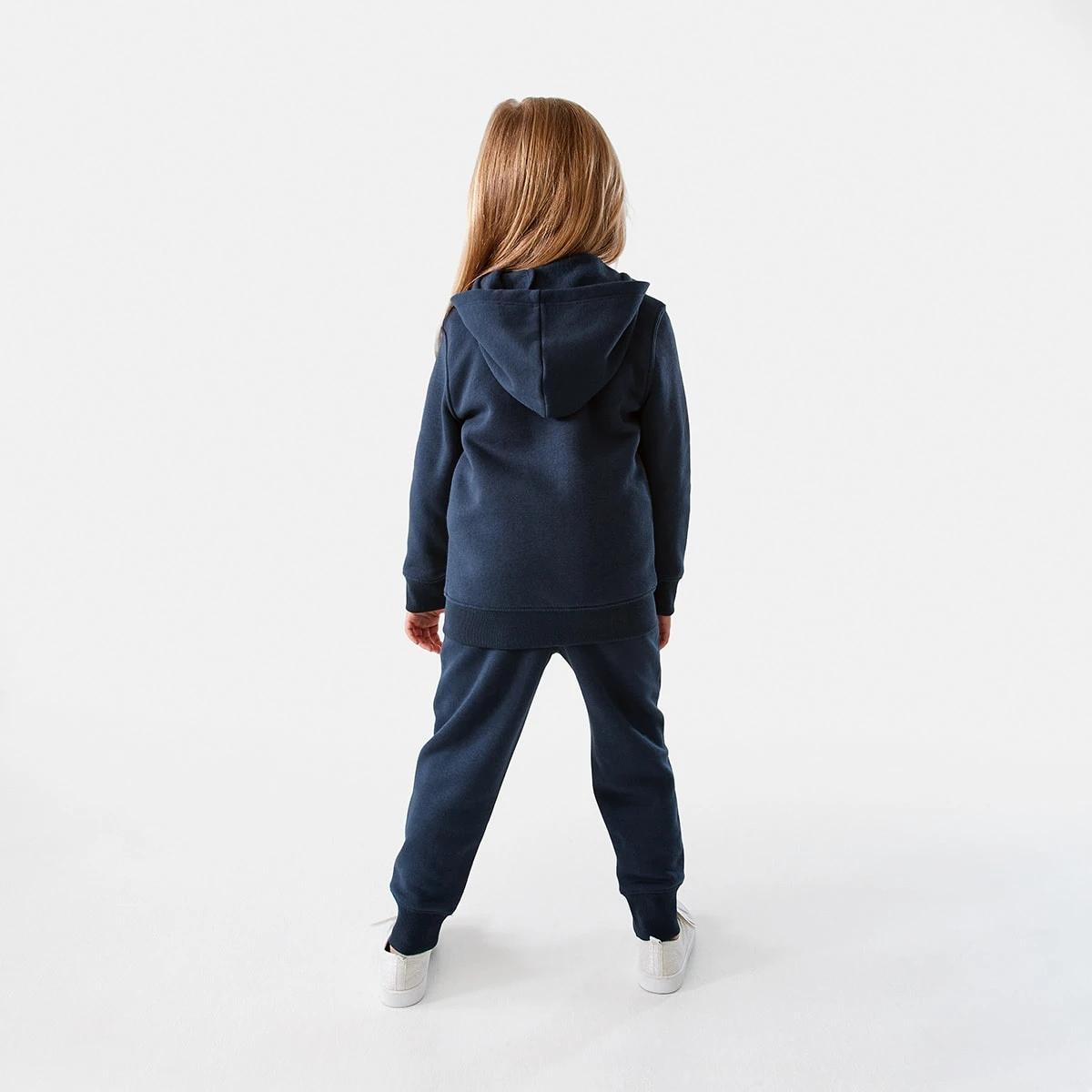 8 Plain Zip Through Hoodie Harb Navy, 8 of 10