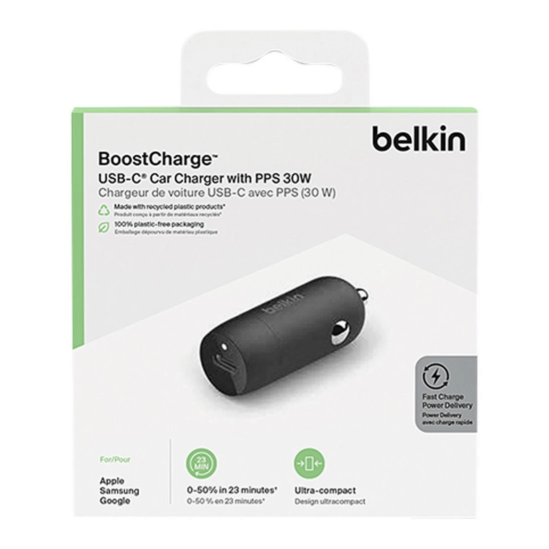 5 Belkin BoostCharge USB-C 30W Car Charger, 5 of 5