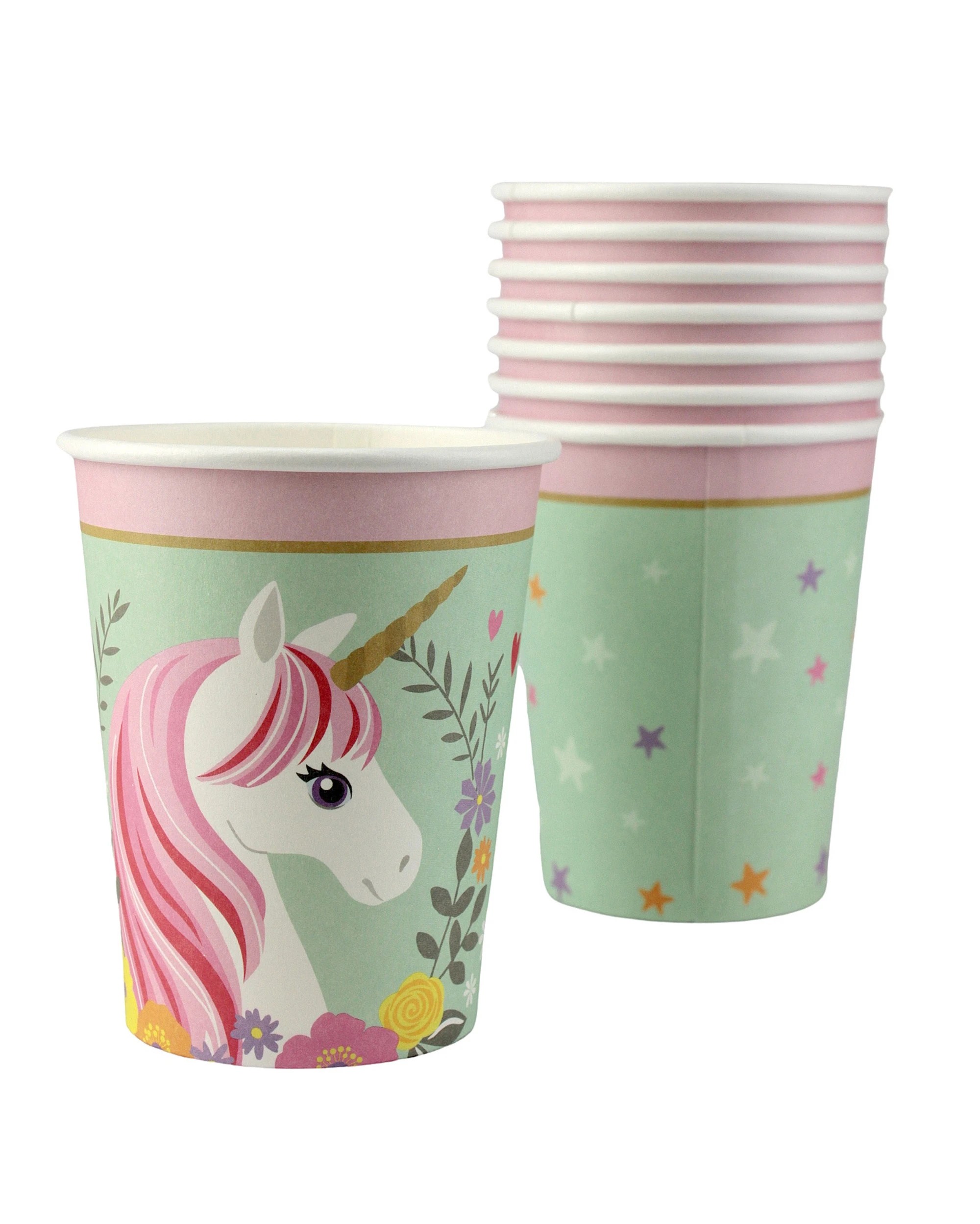 1 Amscan Inc. Magical Unicorn Paper Cups Pack of 8, 1 of 3