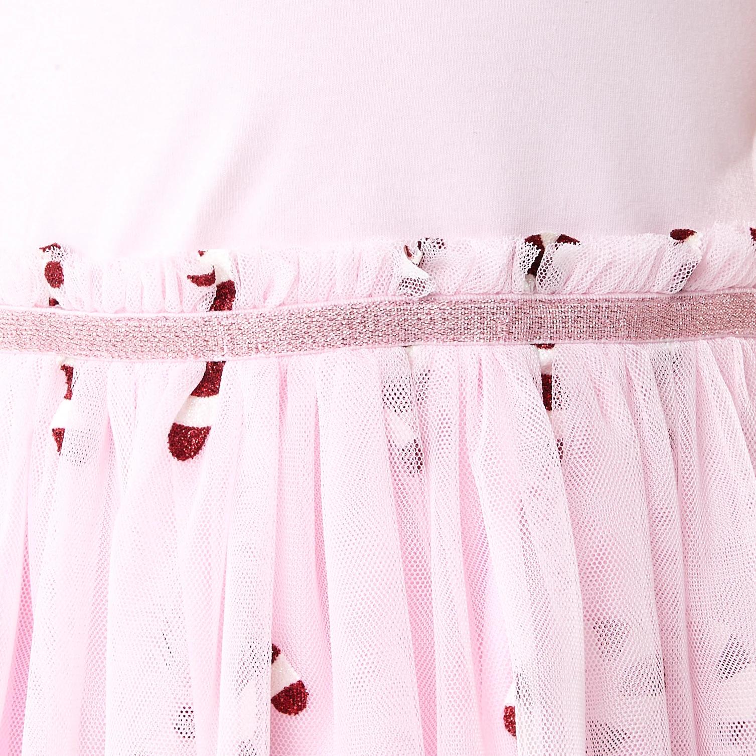 6 Christmas Tutu Dress PINK CANDY CANE, 6 of 10