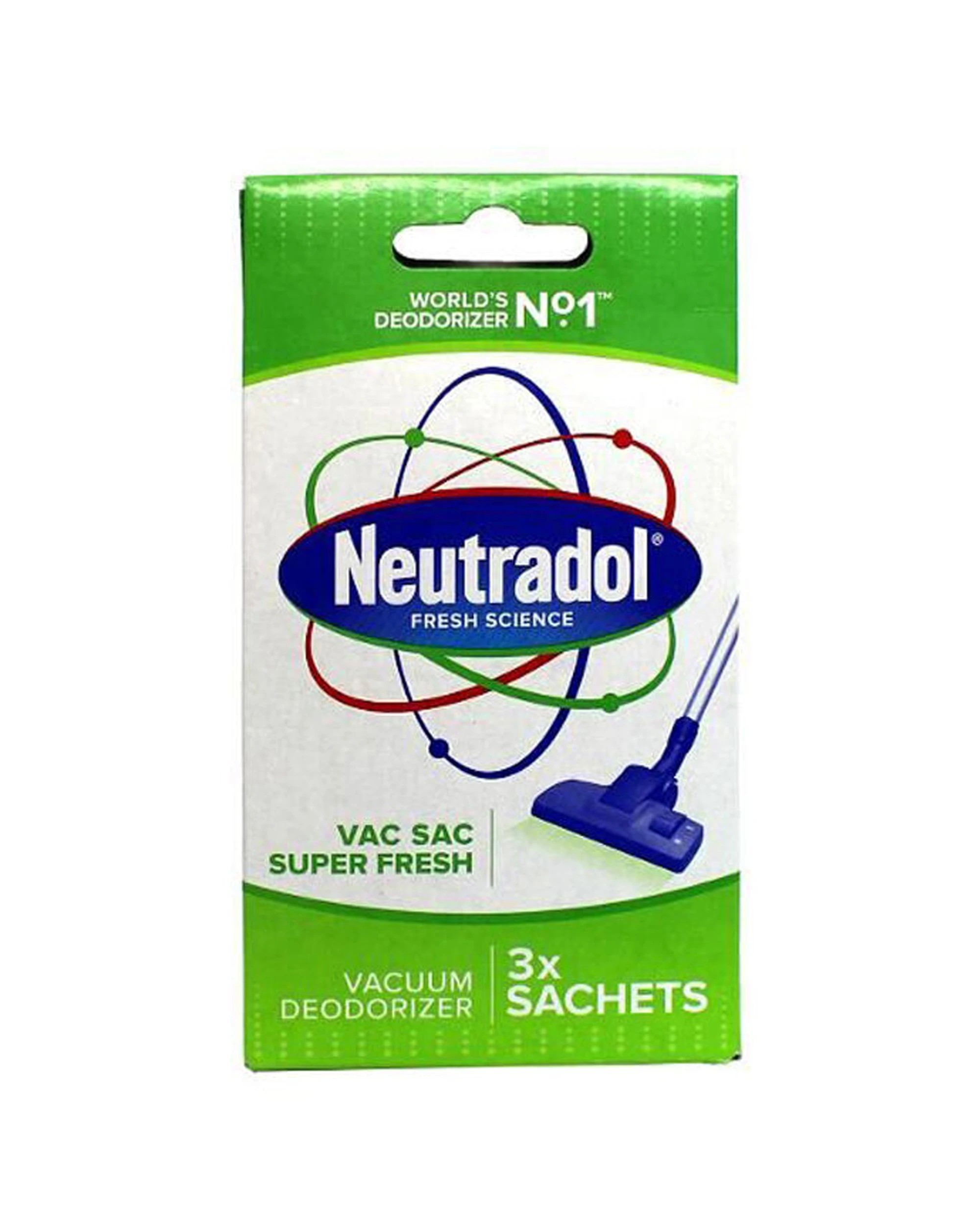 3 Neutradol 6PK Fresh Science Vac Sac Vacuum Carpet Deodoriser Super Fresh - White, 3 of 4