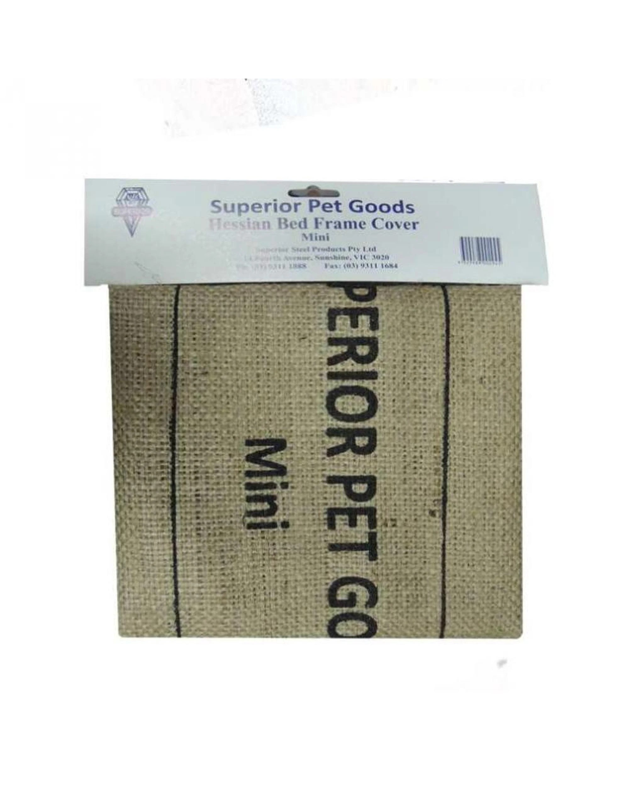 1 Superior Pet Fitted Hessian Dog Bed Replacement Cover Mini, 1 of 4