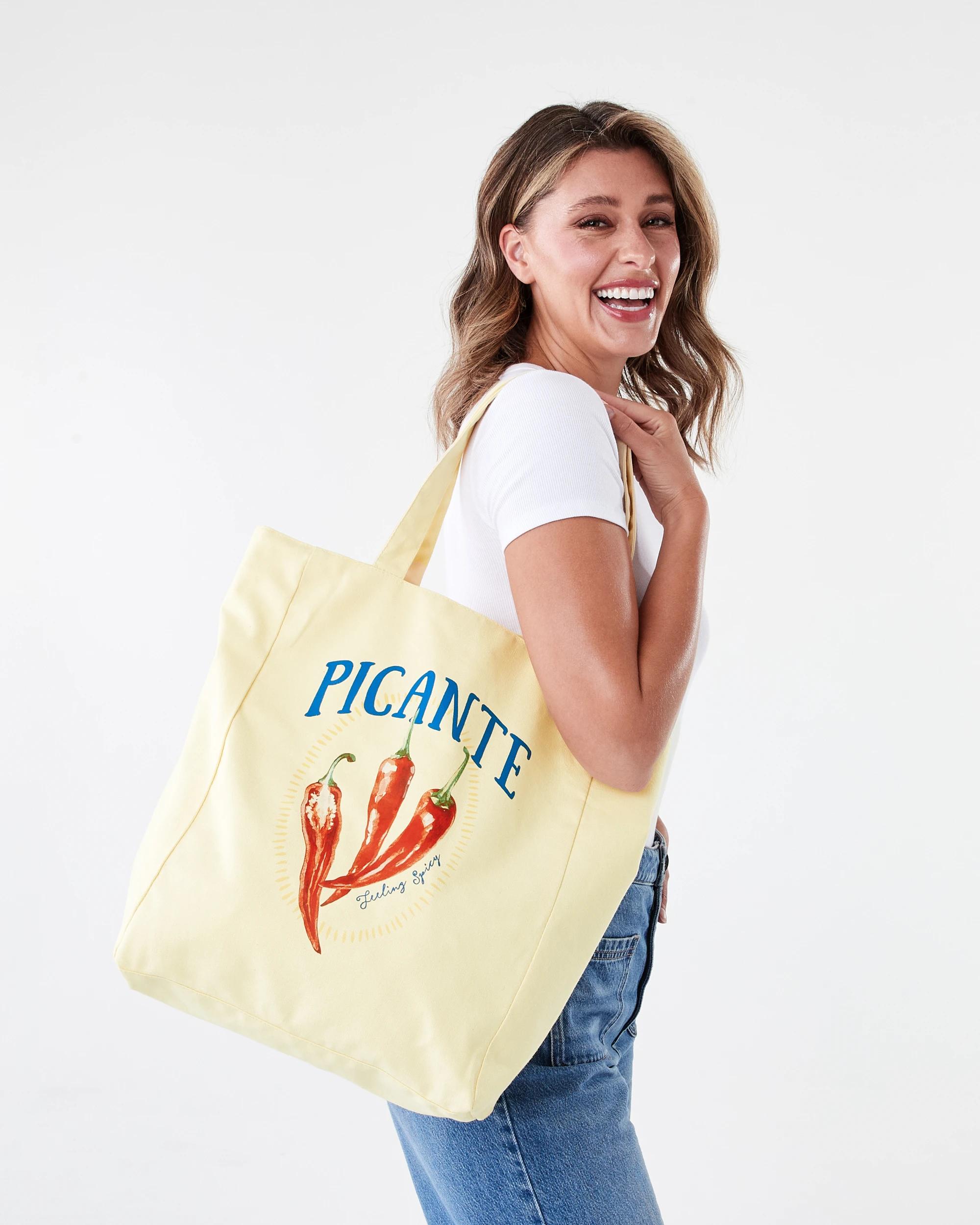 5 Alexa Canvas Shopper Bag Picante, 5 of 5