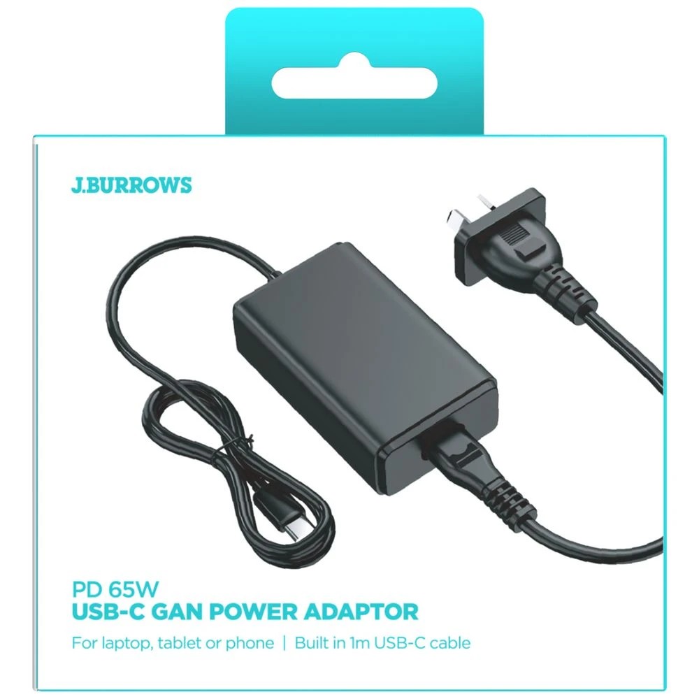 4 J.Burrows GaN USB-C PD Laptop Charger 65W, 4 of 5