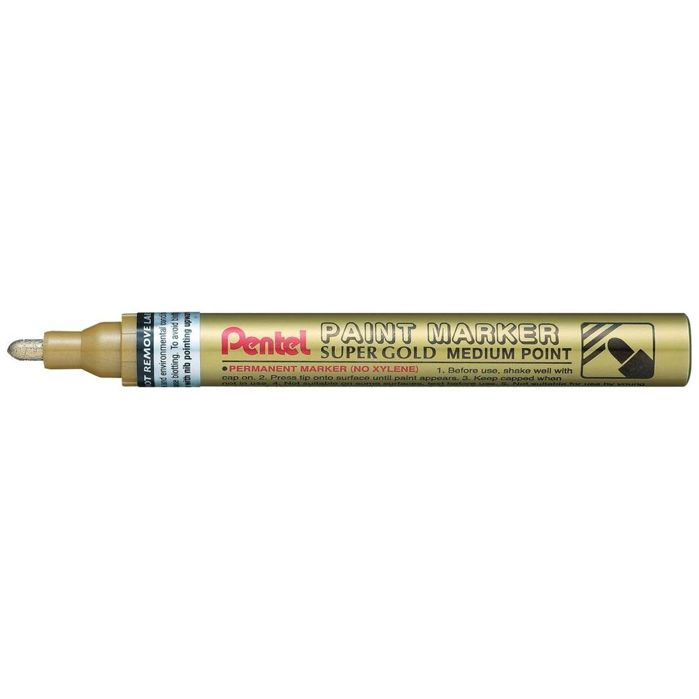 1 Pentel MMP10 Paint Marker Gold, 1 of 3