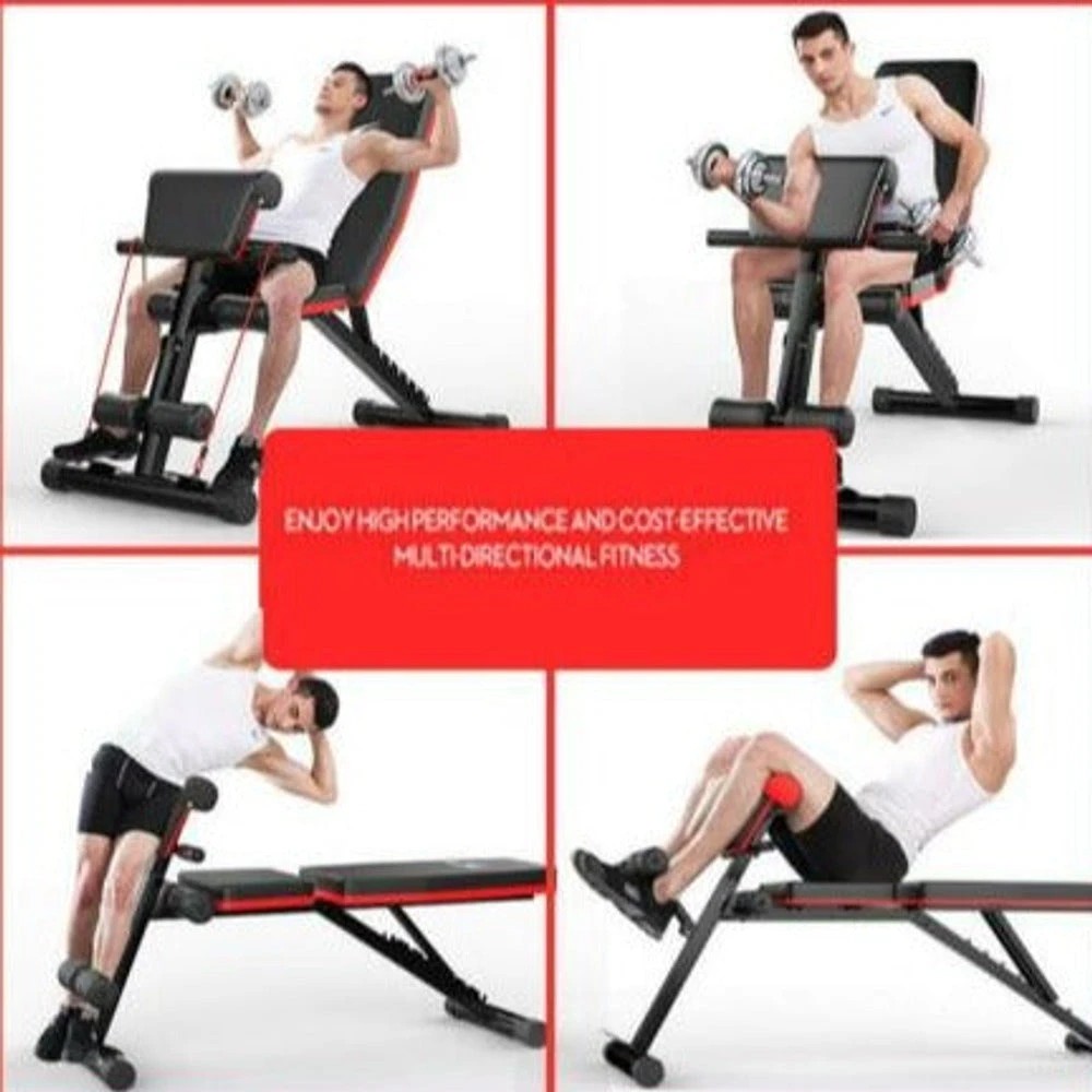 8 Fitness Master Adjustable Weight Abdominal Bench Situp Back Support Fitness Flat Gym Exercise, 8 of 8