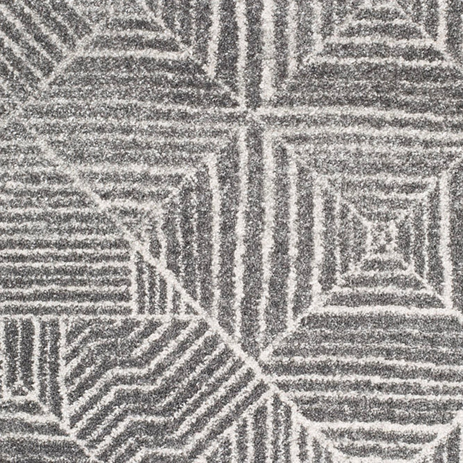 4 Common Ground Rugs Bluebay 457 200x200cm Round - Medium Pet Friendly Rug - Silver, 4 of 5