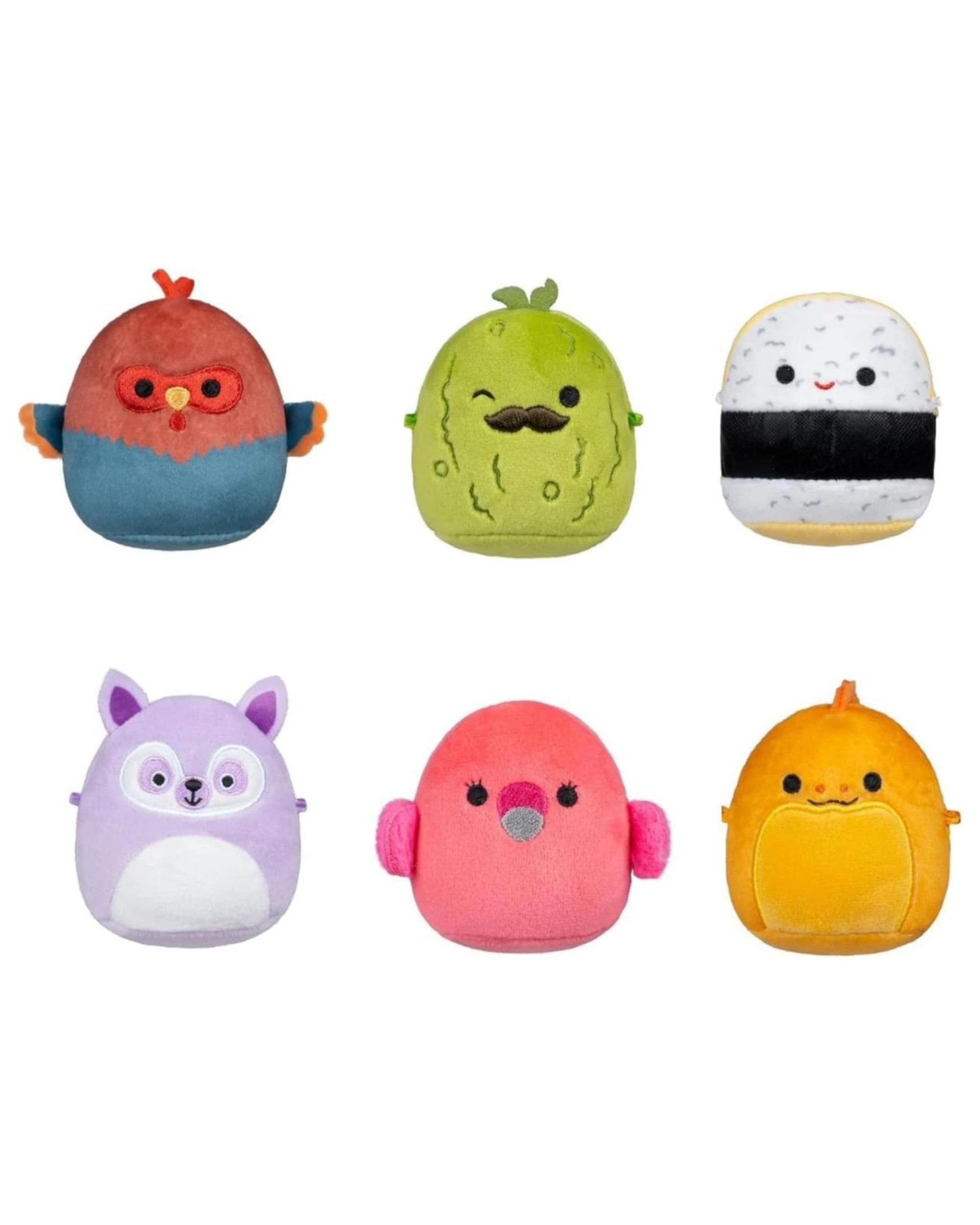2 Squishmallows Micromallows 2.5 inch Plush 6 Pack - Mo the Sushi, 2 of 4