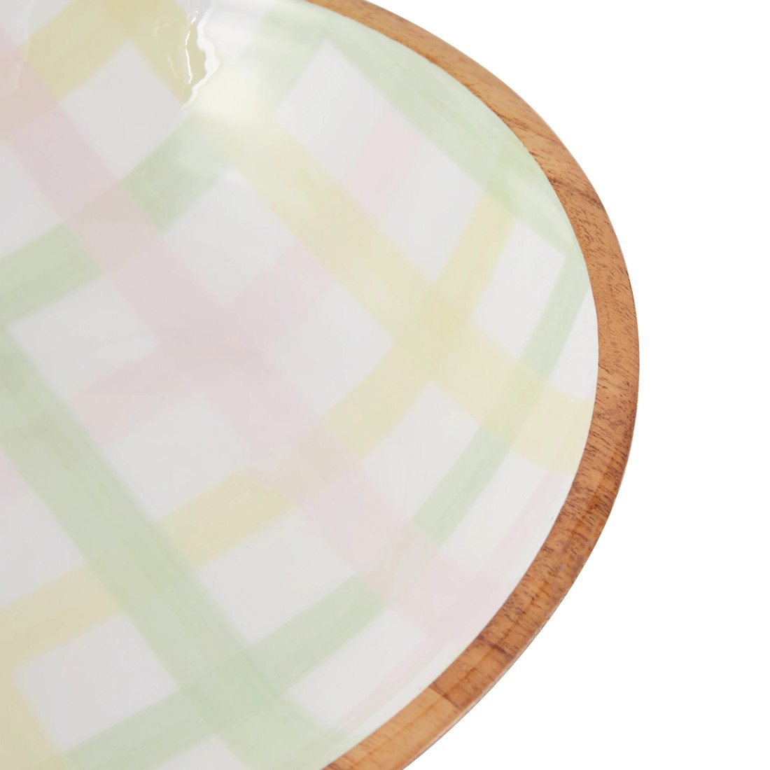 2 Check Enamel Bowl, 2 of 4