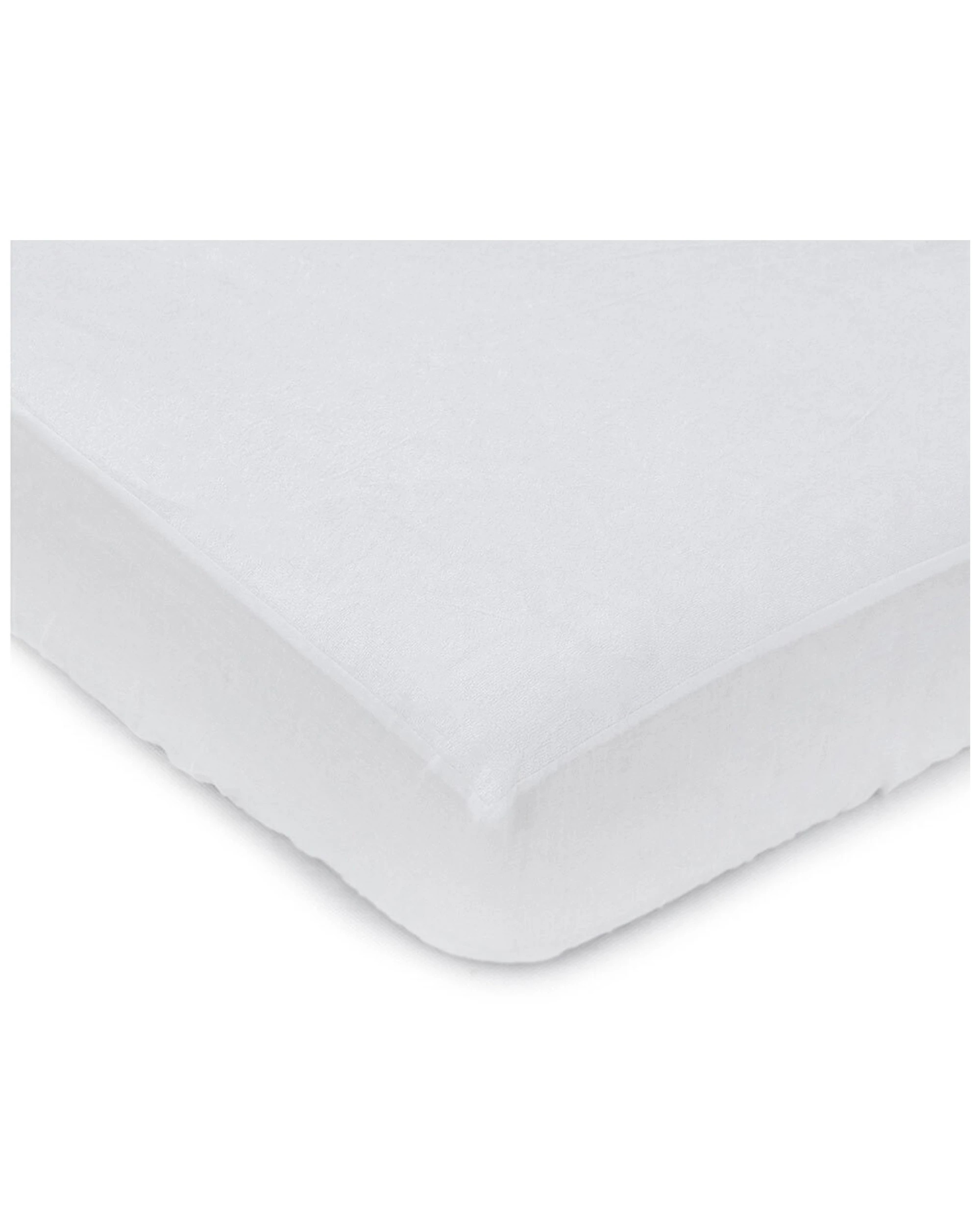 1 Bubba 88cm Bamboo Mattress Protector Co-sleeper Baby Comfort - White, 1 of 3