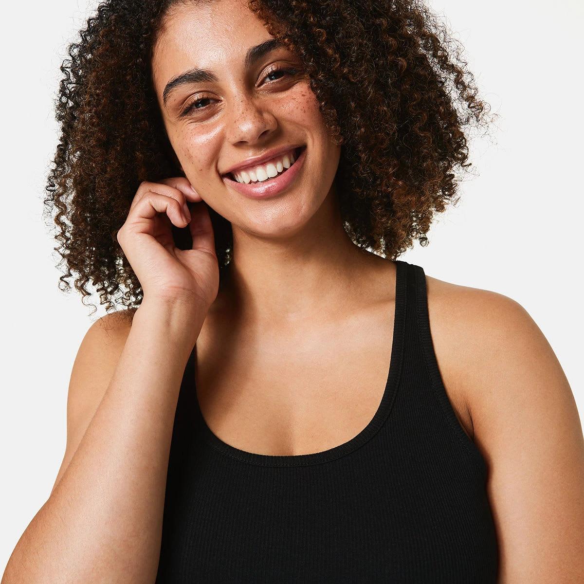 4 Ribbed Tank BLACK, 4 of 5