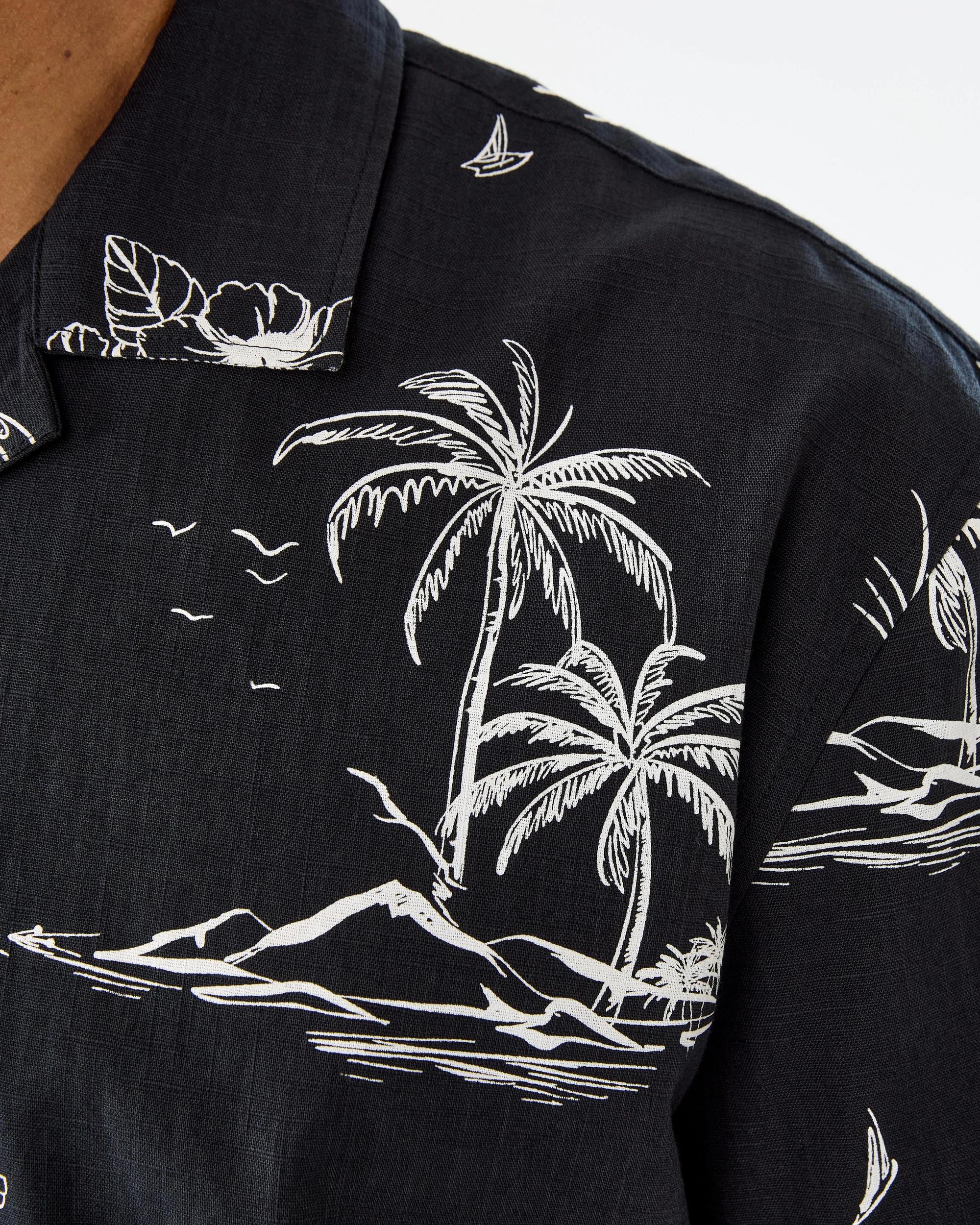 7 Short Sleeve Textured Print Shirt Bkl Bech, 7 of 8