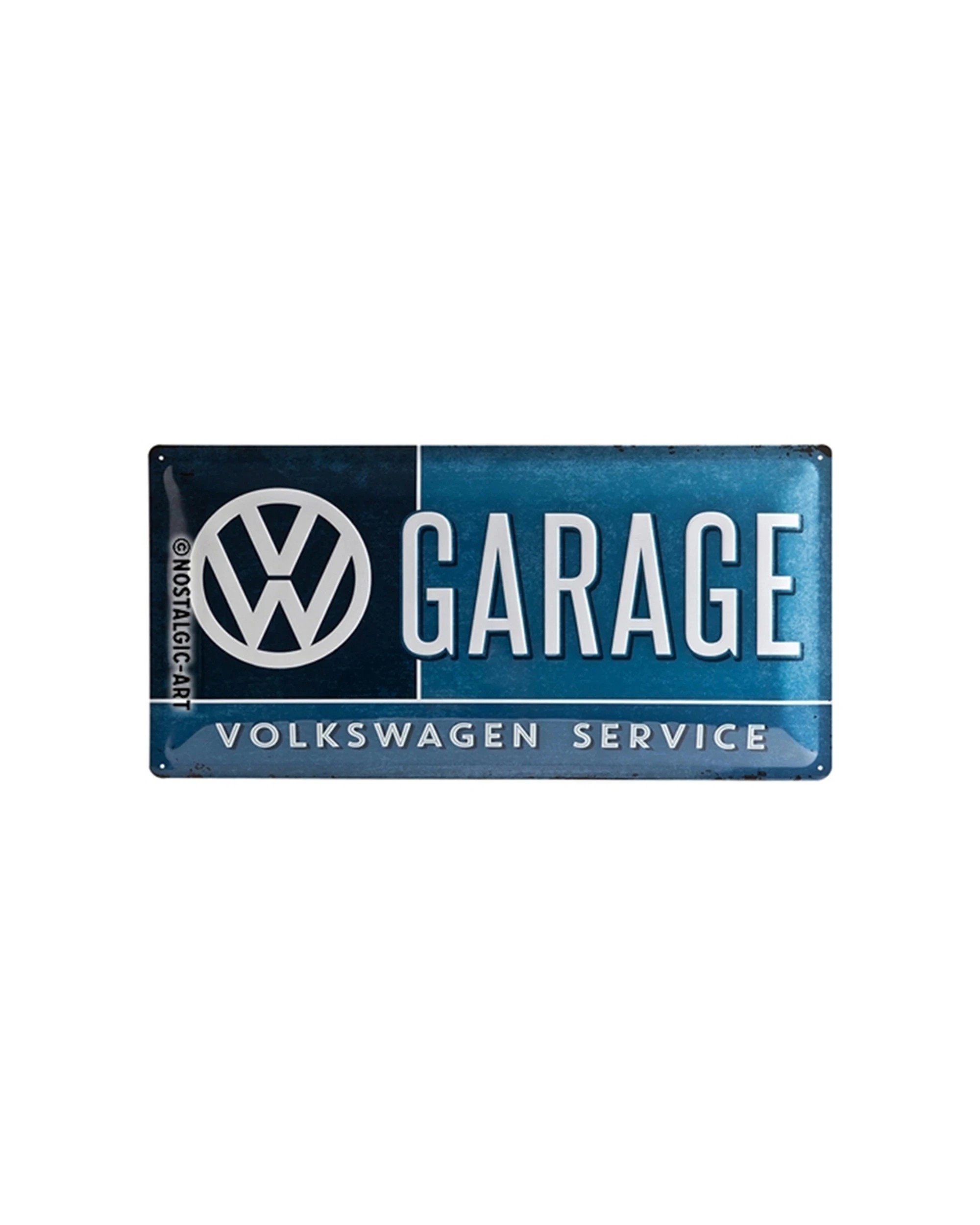 1 Nostalgic-Art 25x50cm Metal Long Sign Plaque - VW Garage - Multi, 1 of 1