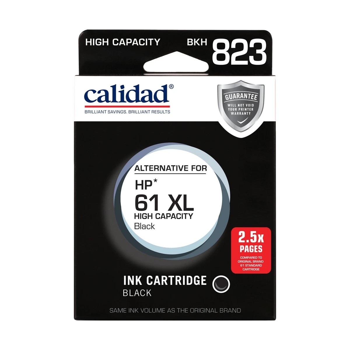1 Calidad HP 61 XL Ink Cartridge - Black, 1 of 7