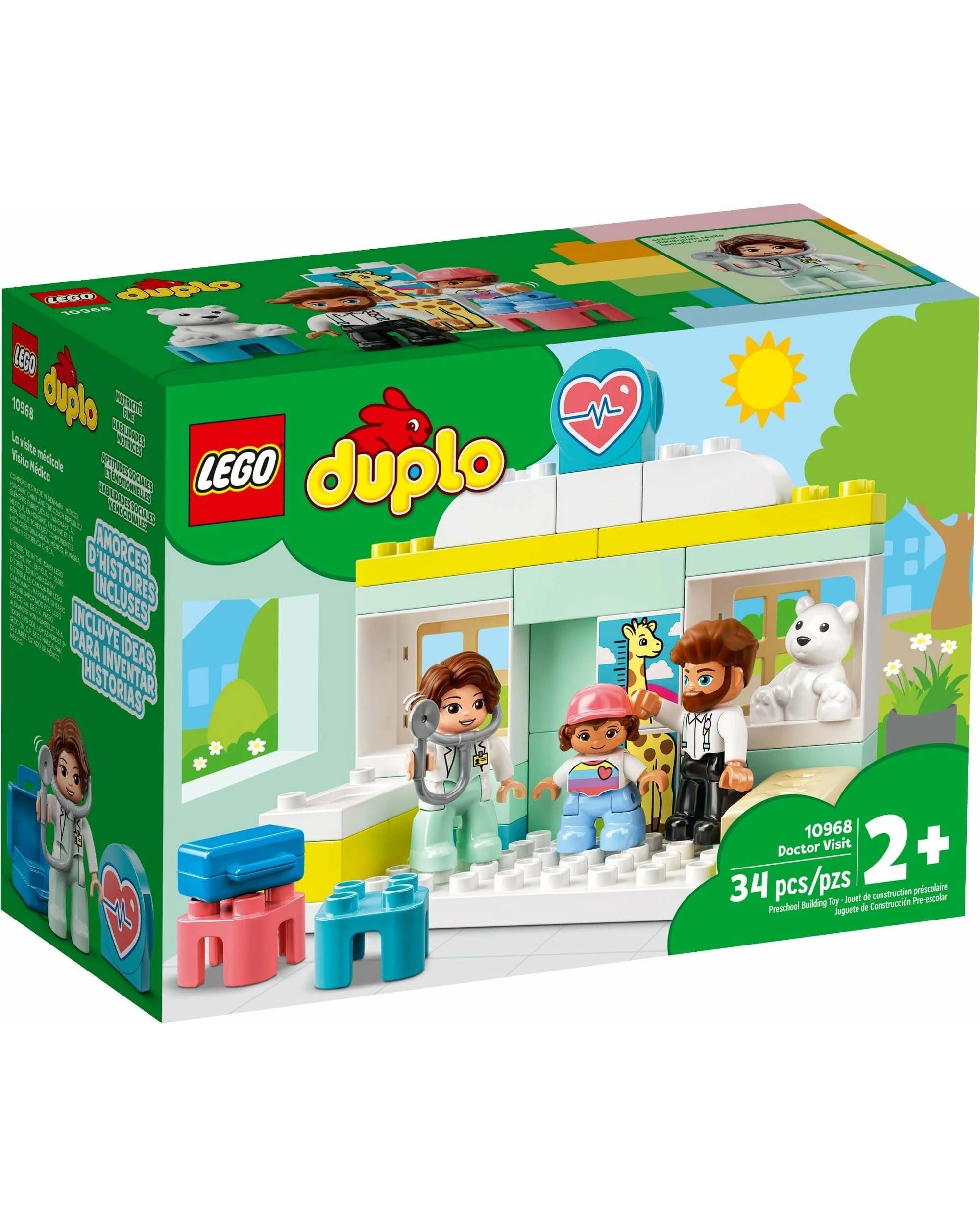 1 LEGO 10968 DUPLO Rescue Doctor Visit Playset, 1 of 5