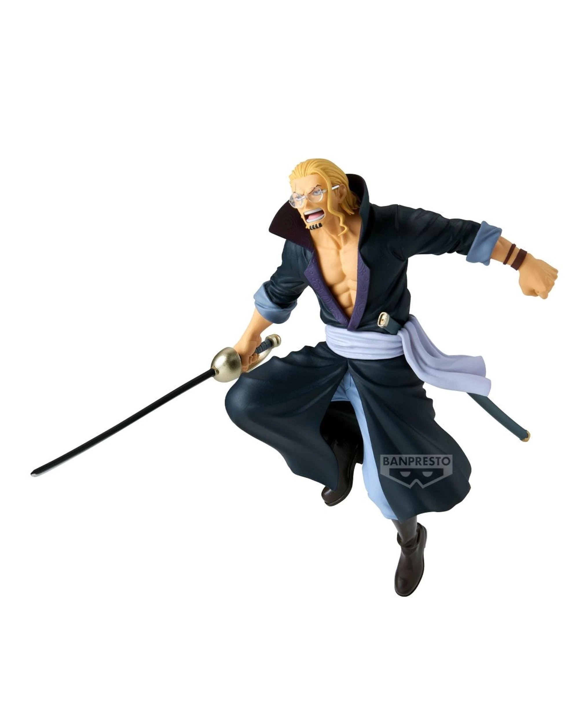 1 Banpresto Battle Record Collection One Piece Silvers Rayleigh Figure, 1 of 5