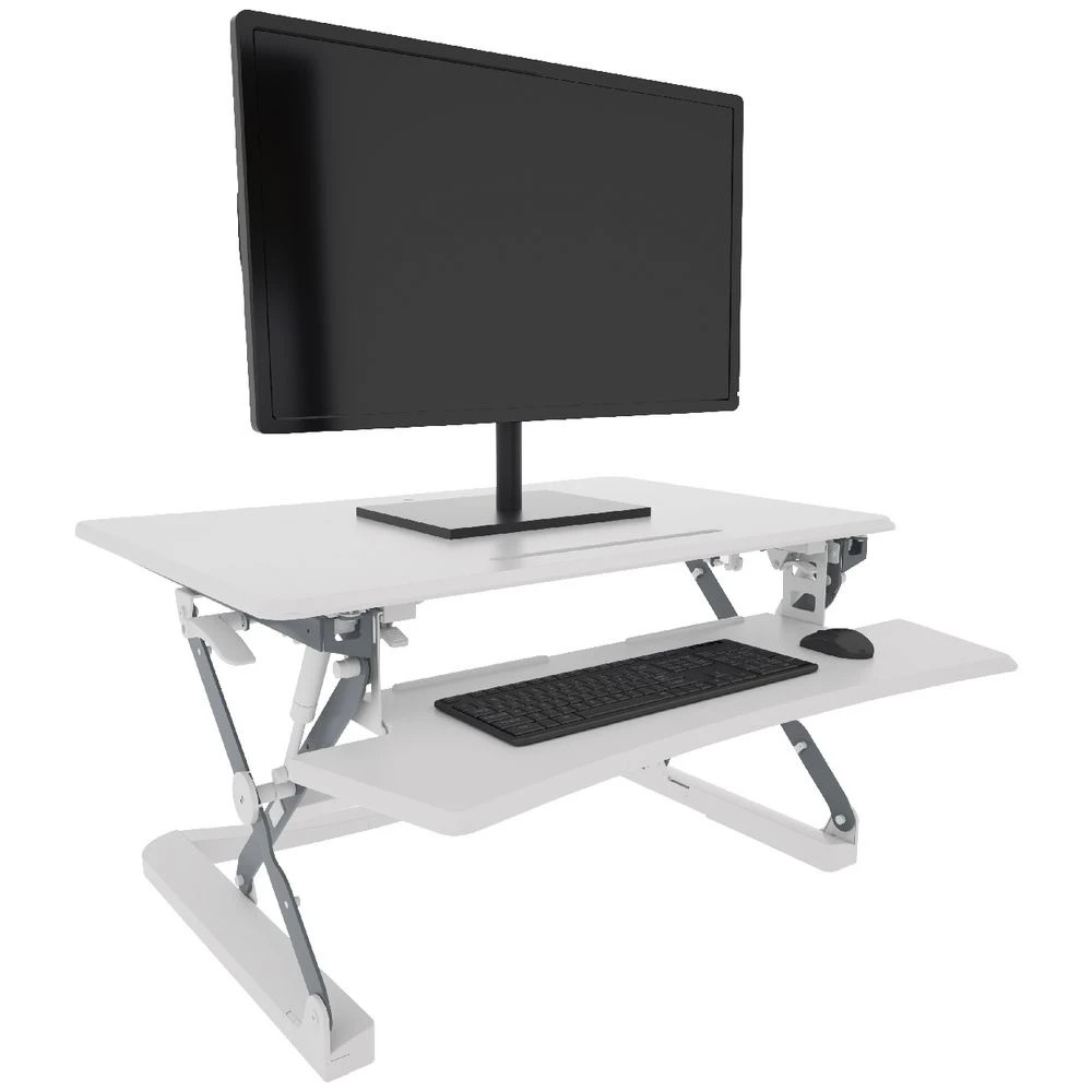 7 Stilford Professional Sit-Stand Adjustable Desk Riser White  Desks, Tables and Workstations, 7 of 10