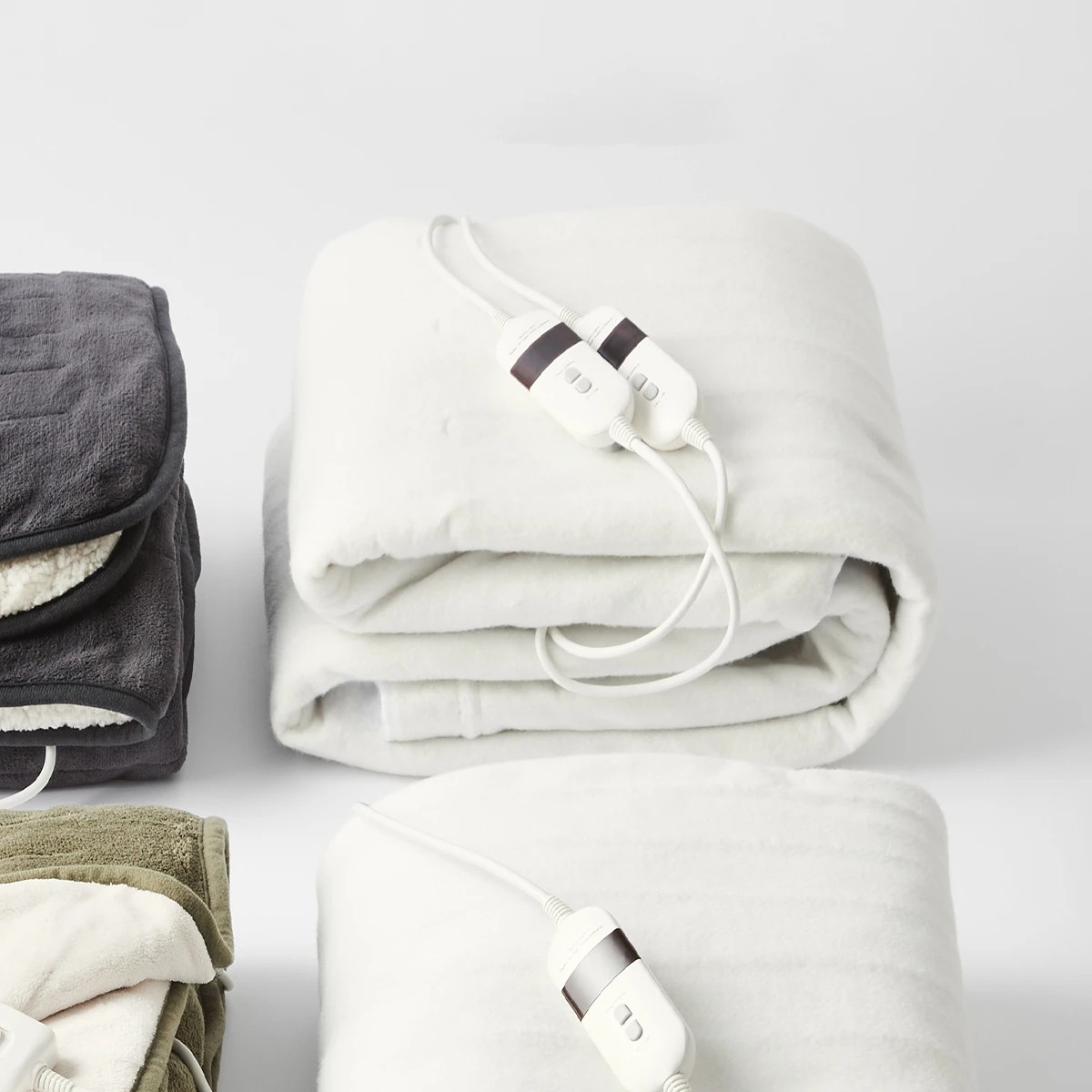 7 Fitted Electric Blanket - King Bed, White, 7 of 7