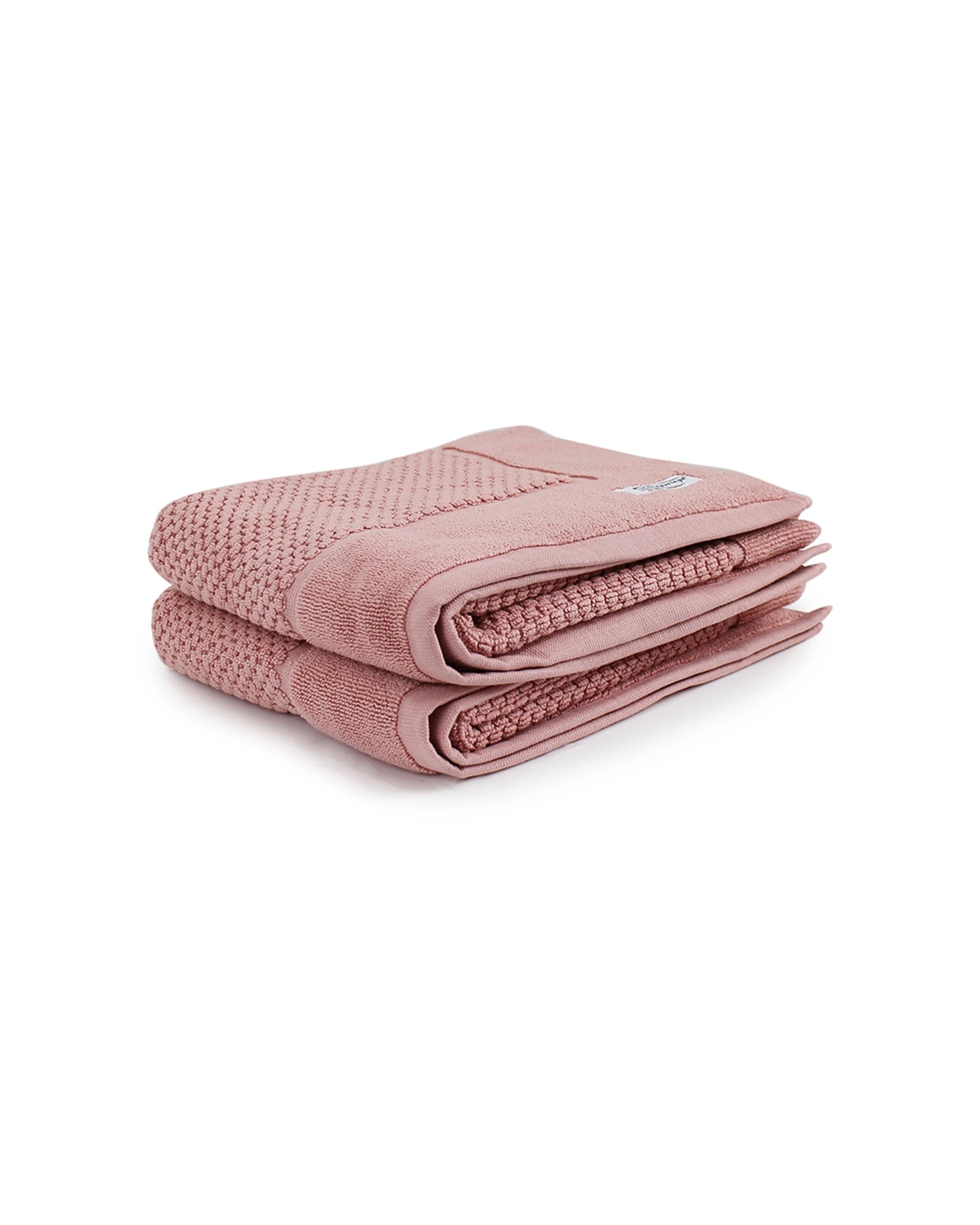1 Onkaparinga 2pc 60x90cm Avalon Bath Mat 850GSM Dusty Primrose - Pink, 1 of 1