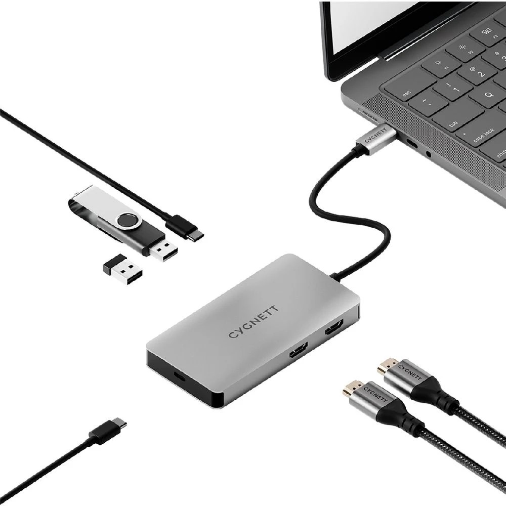 1 Cygnett Unite WorkMate 6-in-1 USB-C HUB (Dual HDMI), 1 of 8