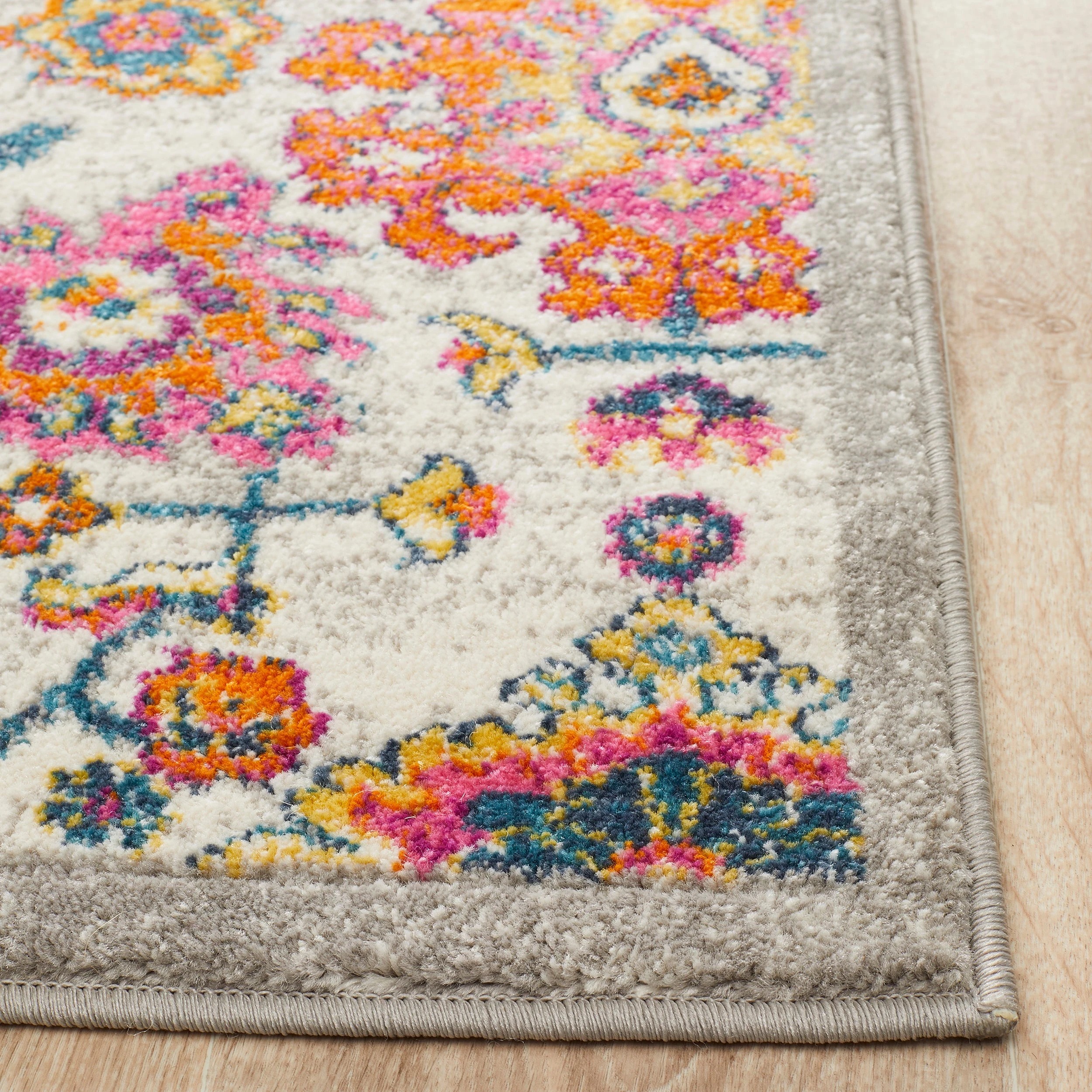 4 Common Ground Rugs Atlas 208 500x80cm - White, 4 of 7