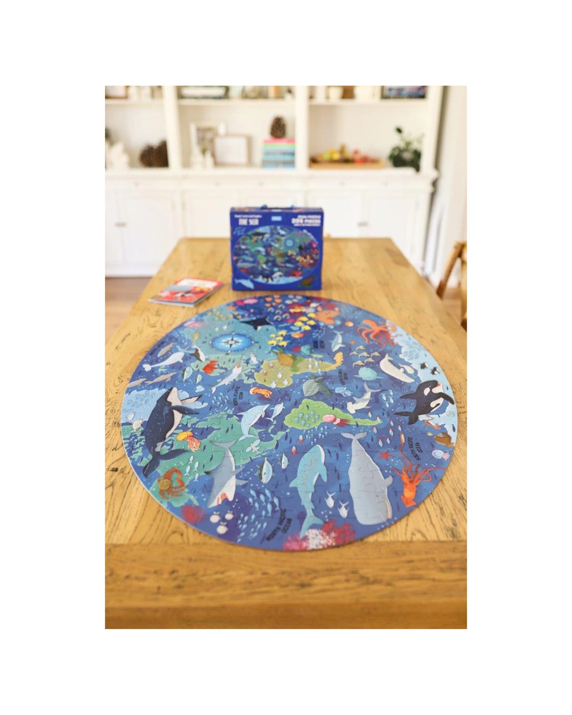 3 Sassi Junior 205pc The Sea Puzzle & Book Set Kids Educational - Multi, 3 of 3
