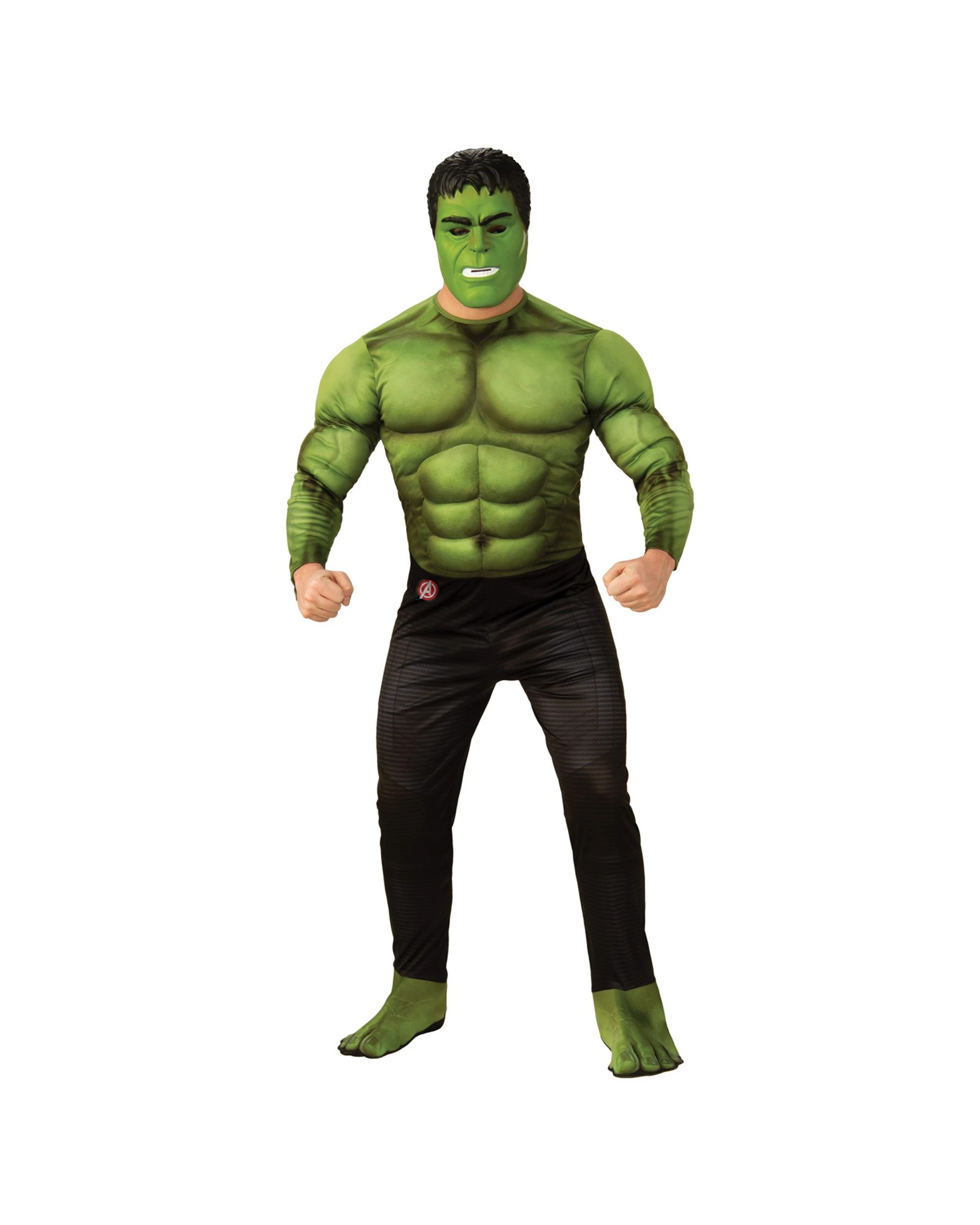 1 Marvel Hulk Deluxe Avengers 4 Dress Up Costume Size XL, 1 of 4