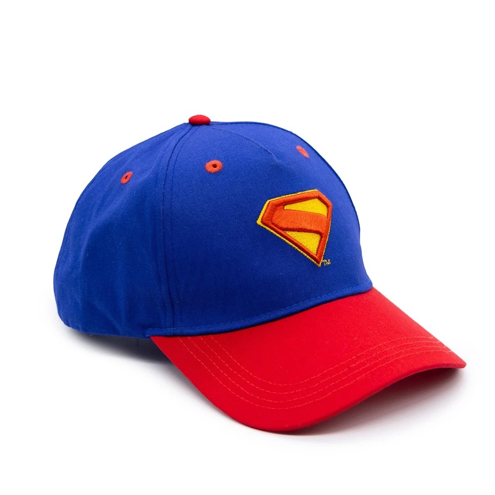 1 DC Comics - Superman 2025 - Classic Superman Shield Curve-Brim Cap - Multi, 1 of 4