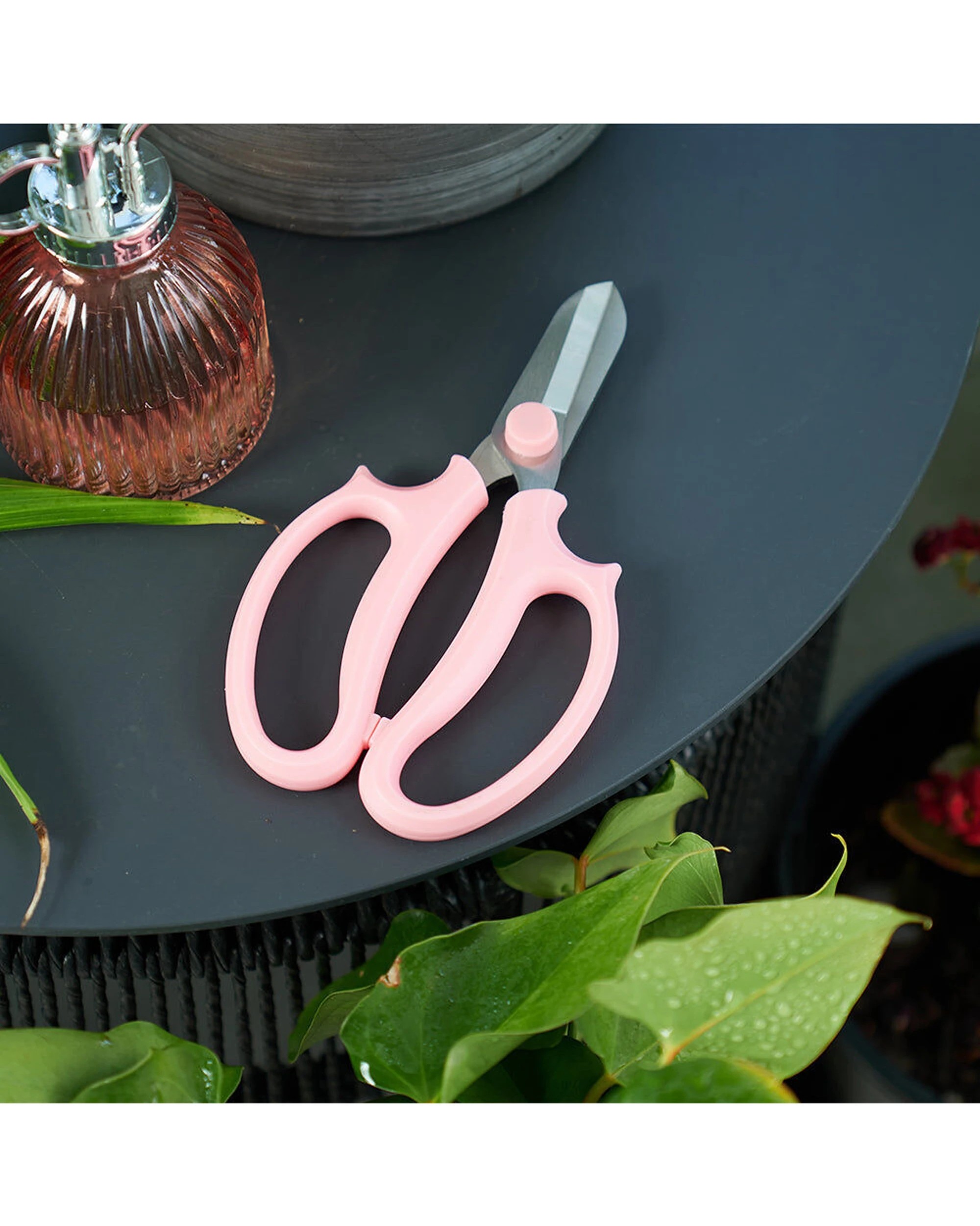 2 Annabel Trends Flower Scissors Leaves Herbs Trimmer 18cm - Pink, 2 of 3