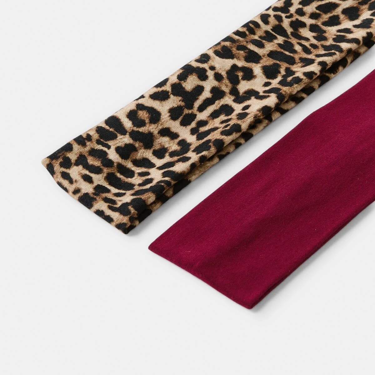 2 2 Pack Stretch Headband - Leopard Print, 2 of 5