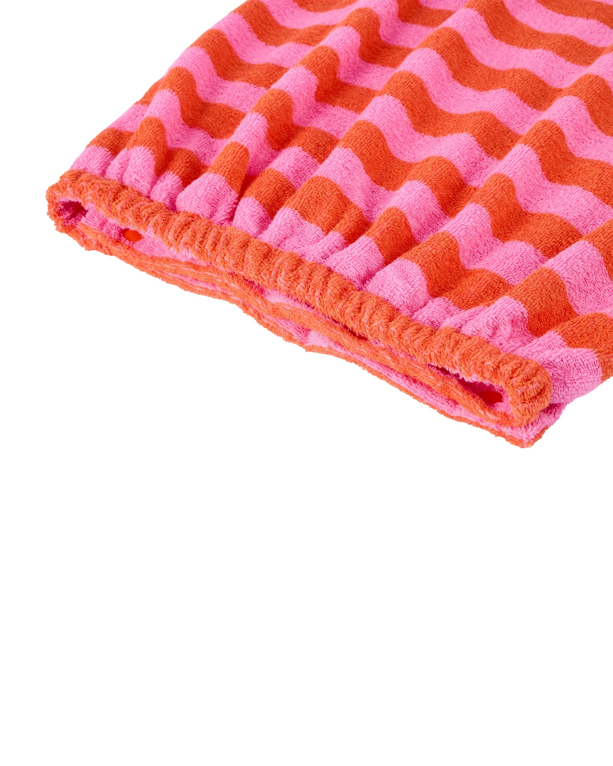 4 OXX Bodycare Cotton Body Wrap Towel - Pink and Orange, 4 of 5