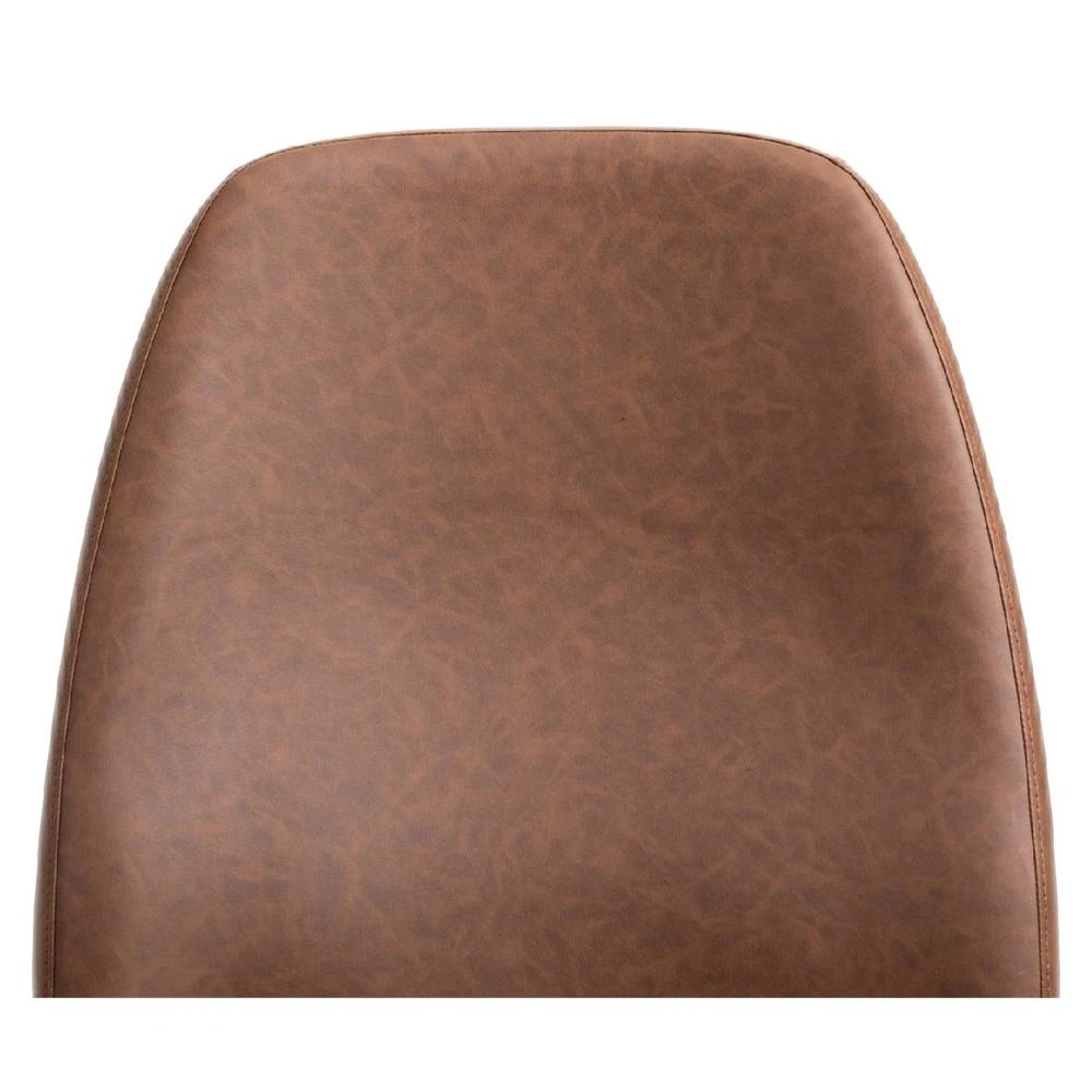 7 Lindenberg Chair PU Brown Ergonomic Chairs and Desk Chairs, 7 of 10
