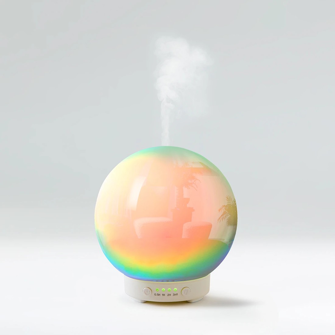 1 Iridescent Mirror Aroma Diffuser, 1 of 7