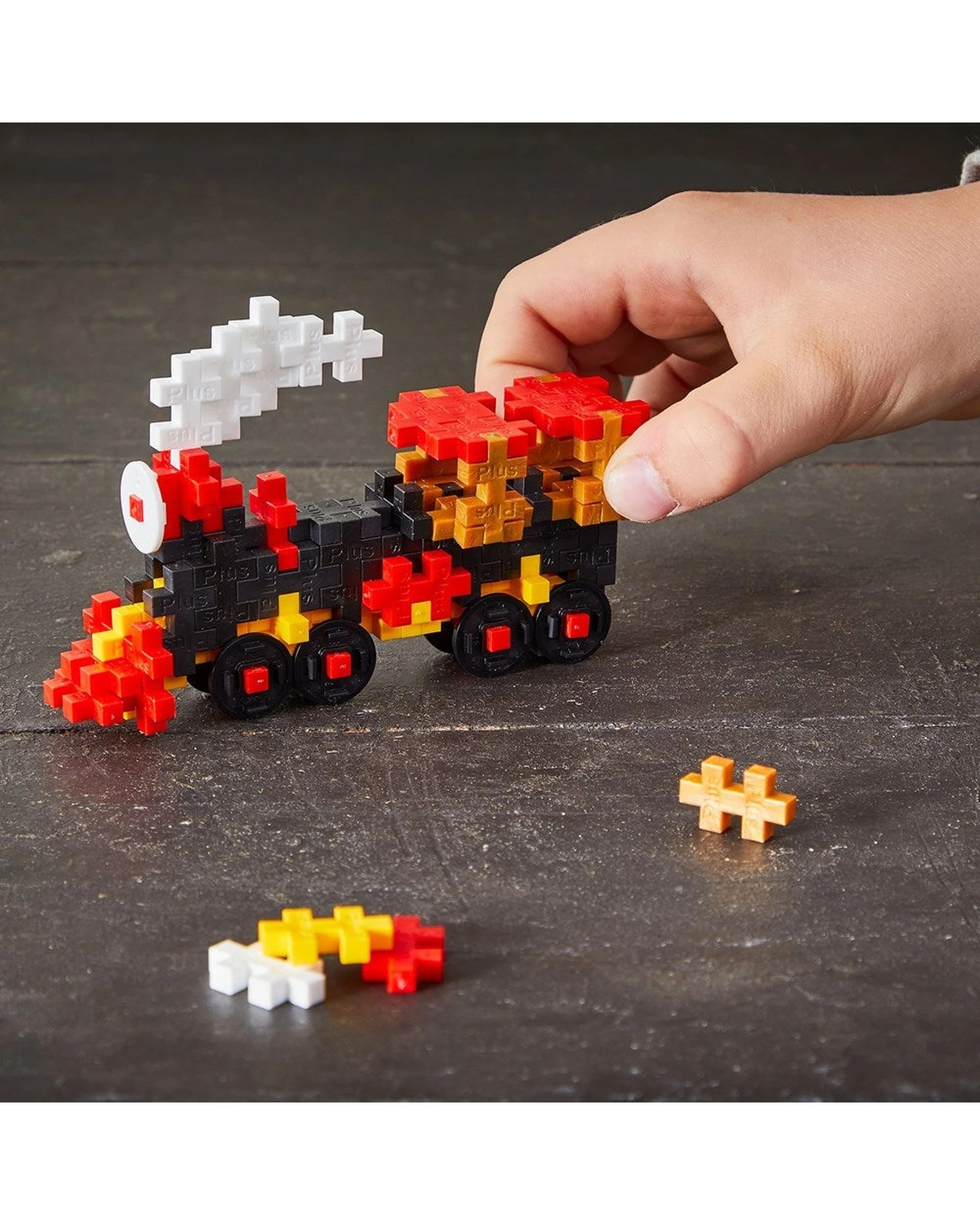 3 Plus-Plus 100pc Tube Train Build Puzzle Motor Skills Kids Fun Toy, 3 of 3