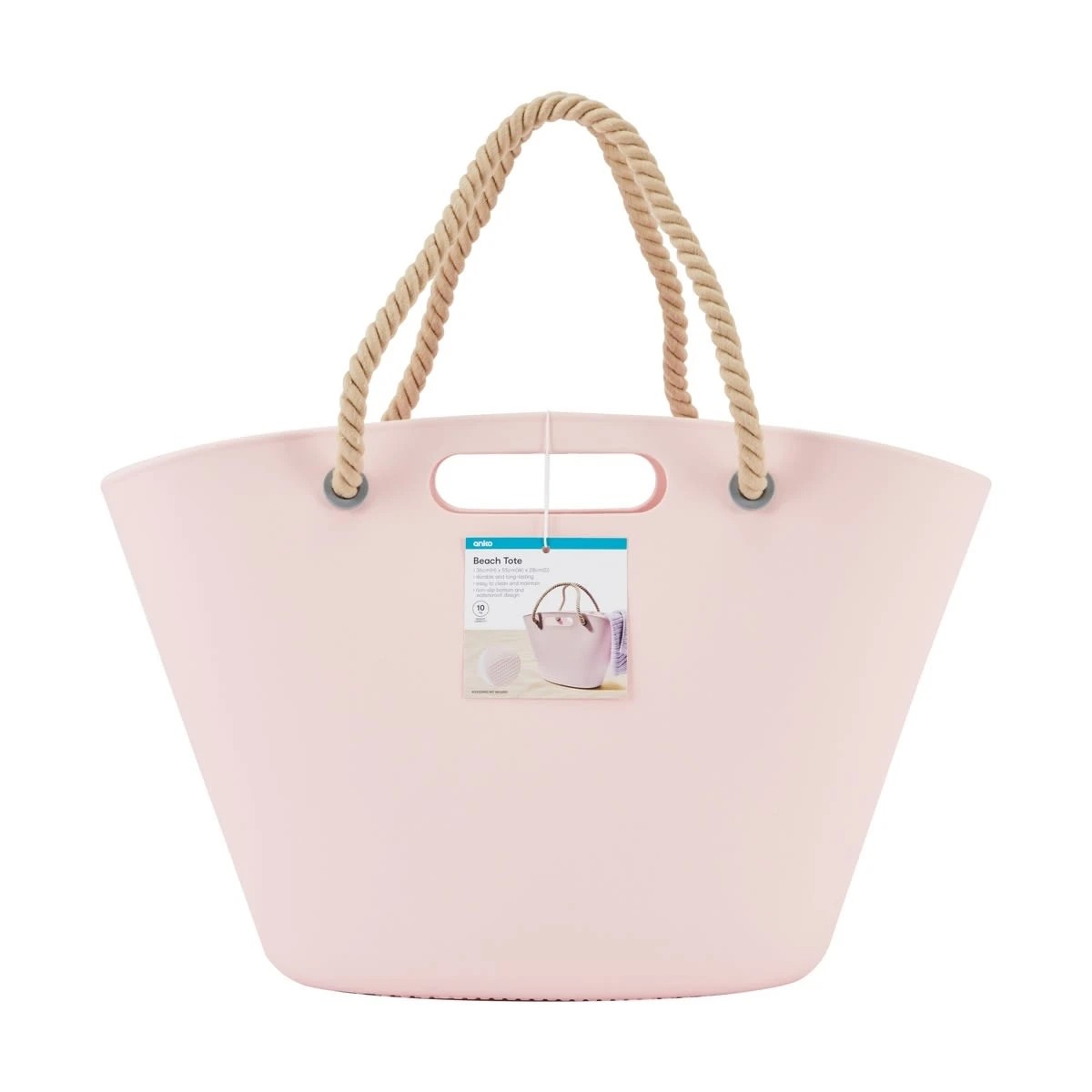 6 Beach Tote - Blush, 6 of 6