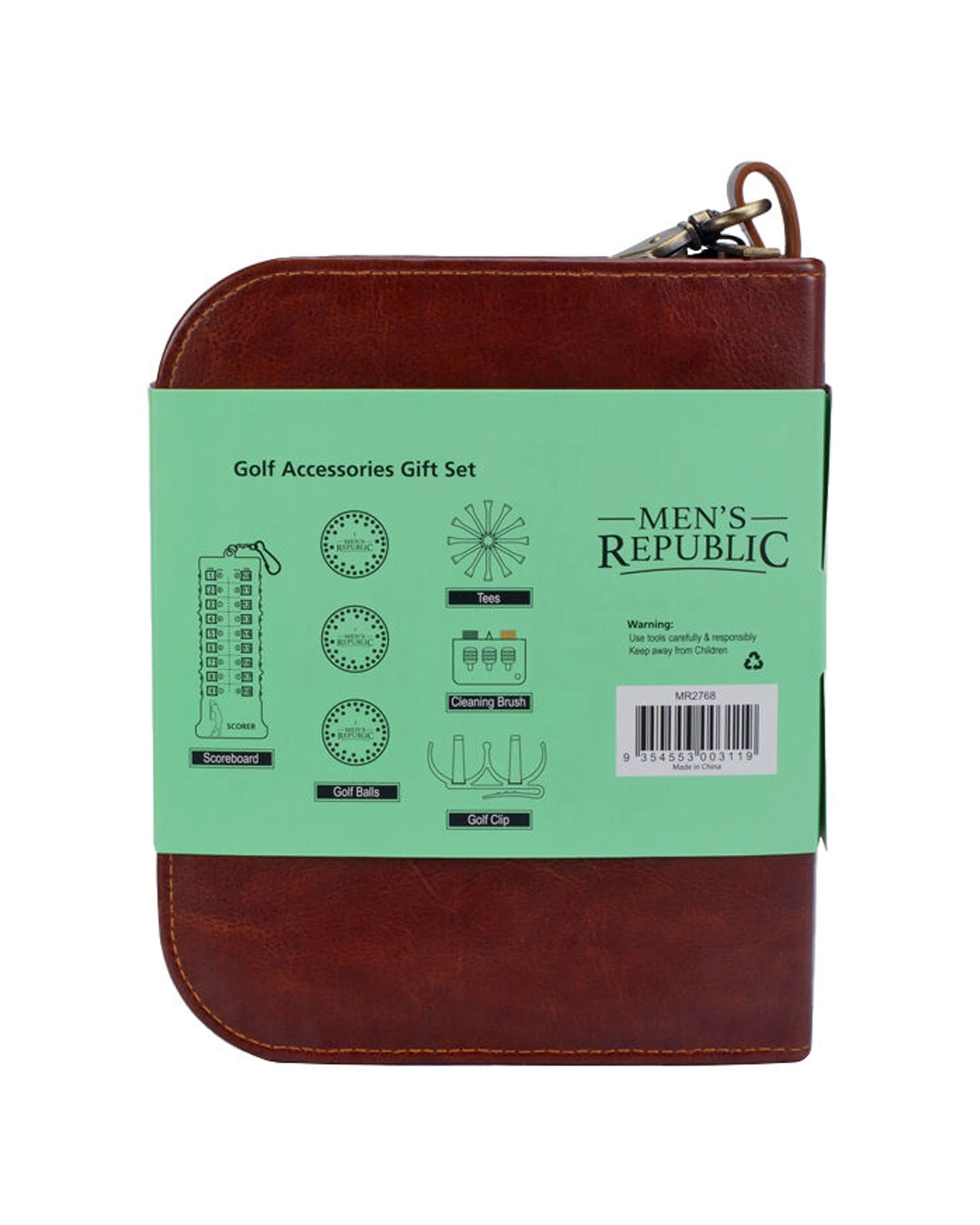2 Mens Republic 18pc Ultimate Golf Accessories Equipment Gift Set - Brown, 2 of 6